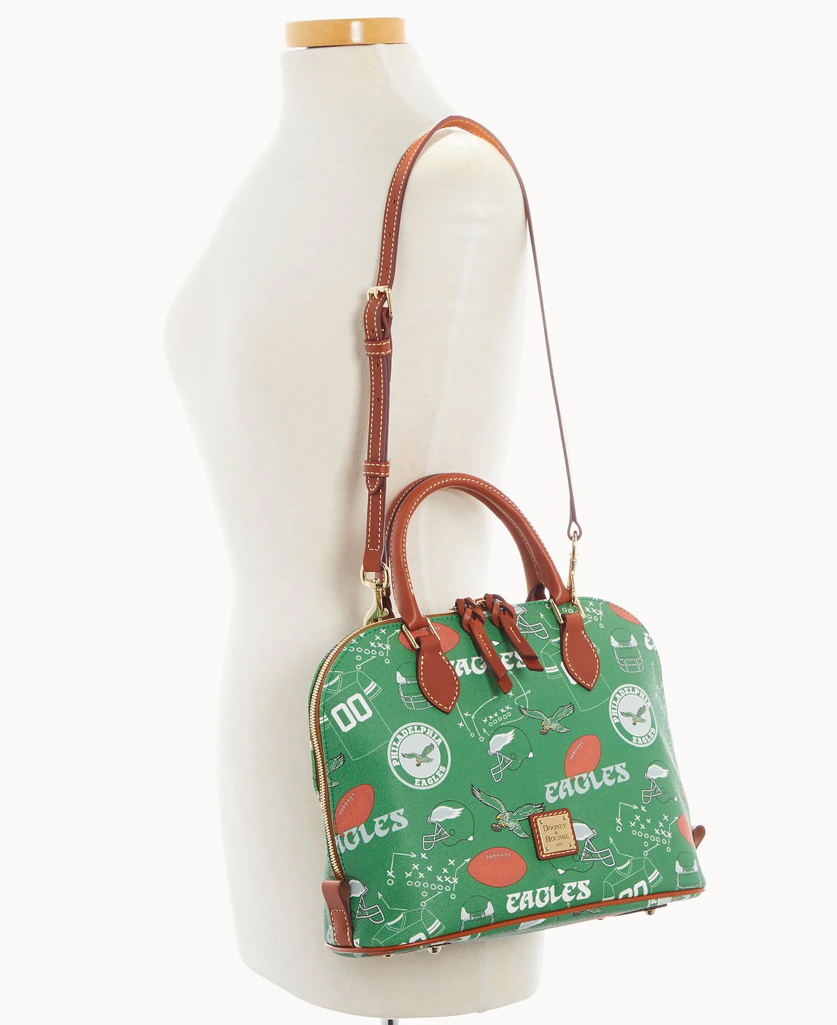 NFL Eagles Zip Zip Satchel - Image 4