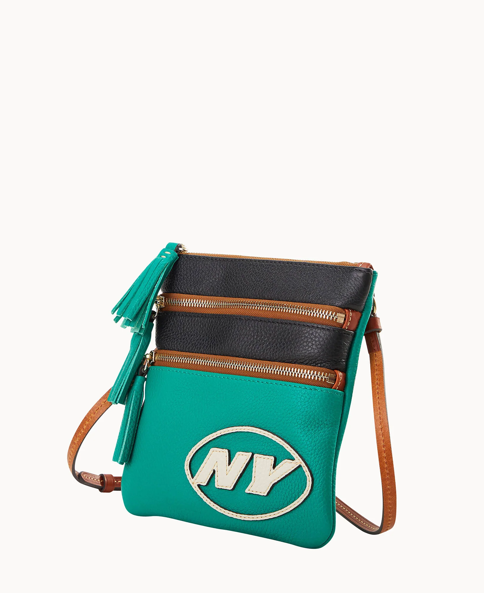 NFL Jets Triple Zip Crossbody - Image 2