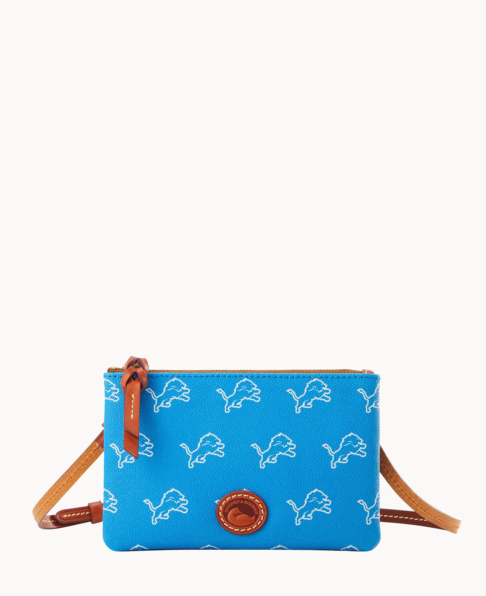NFL Lions Top Zip Crossbody