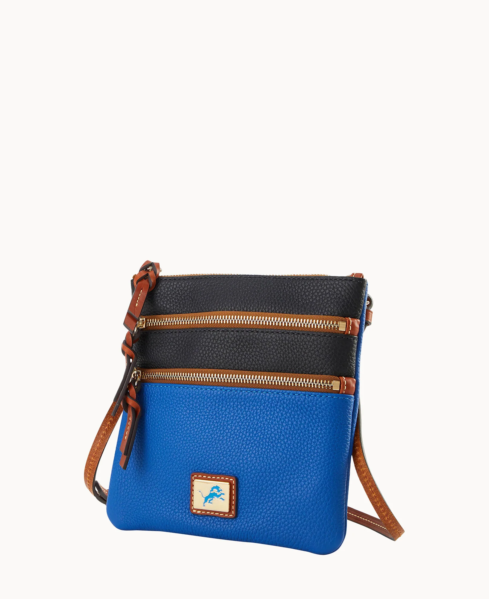 NFL Lions Triple Zip Crossbody - Image 2