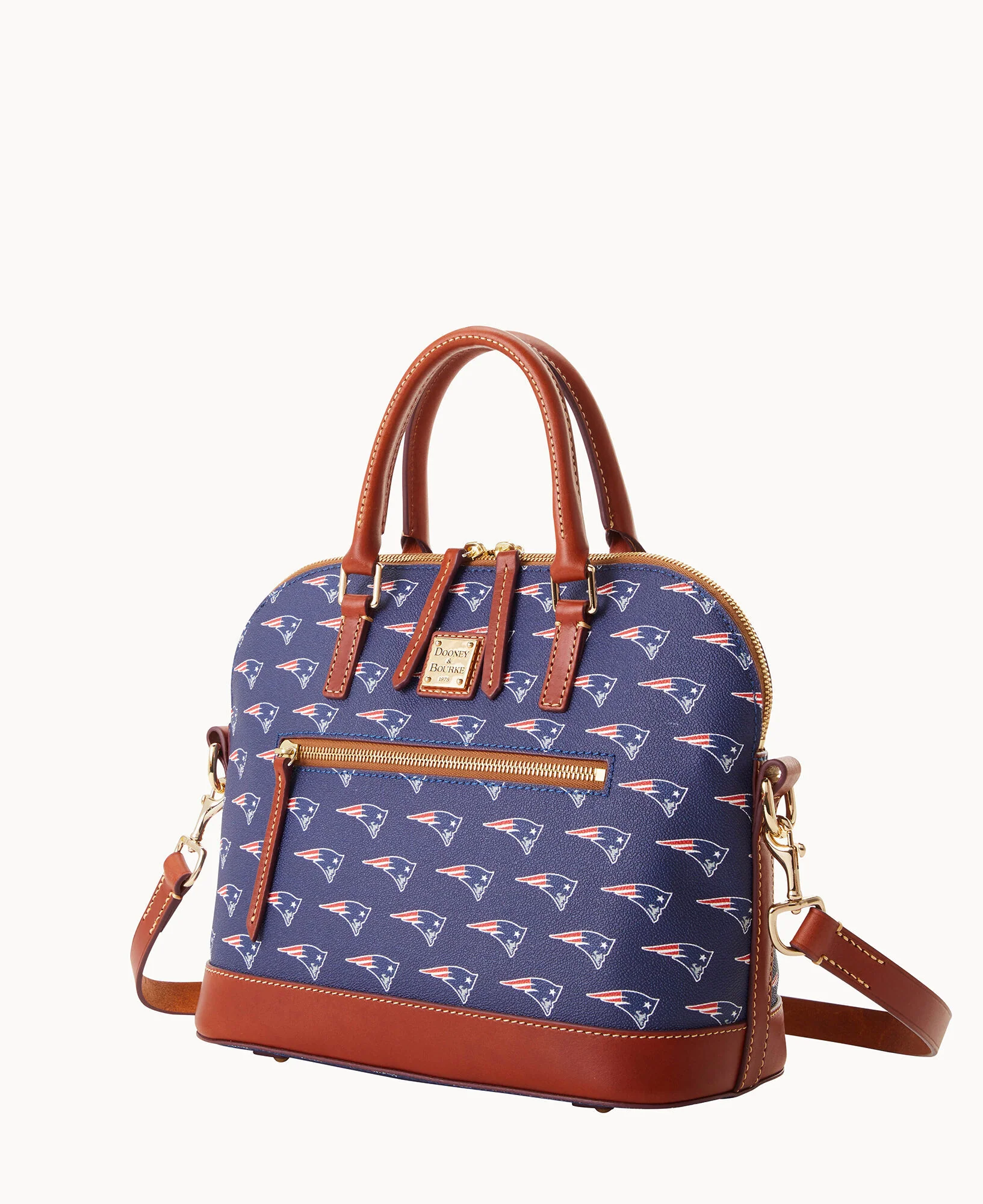 NFL Patriots Domed Zip Satchel - Image 2