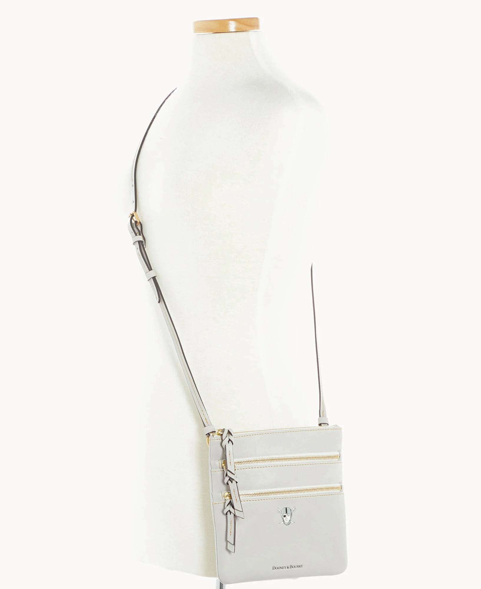 NFL Raiders North South Triple Zip Crossbody - Image 4