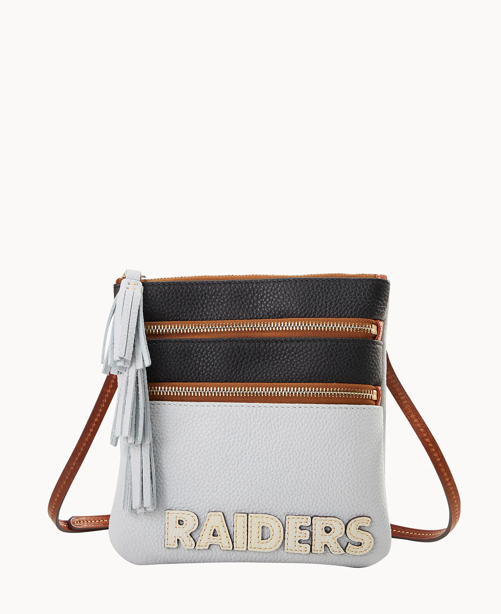 NFL Raiders Triple Zip Crossbody