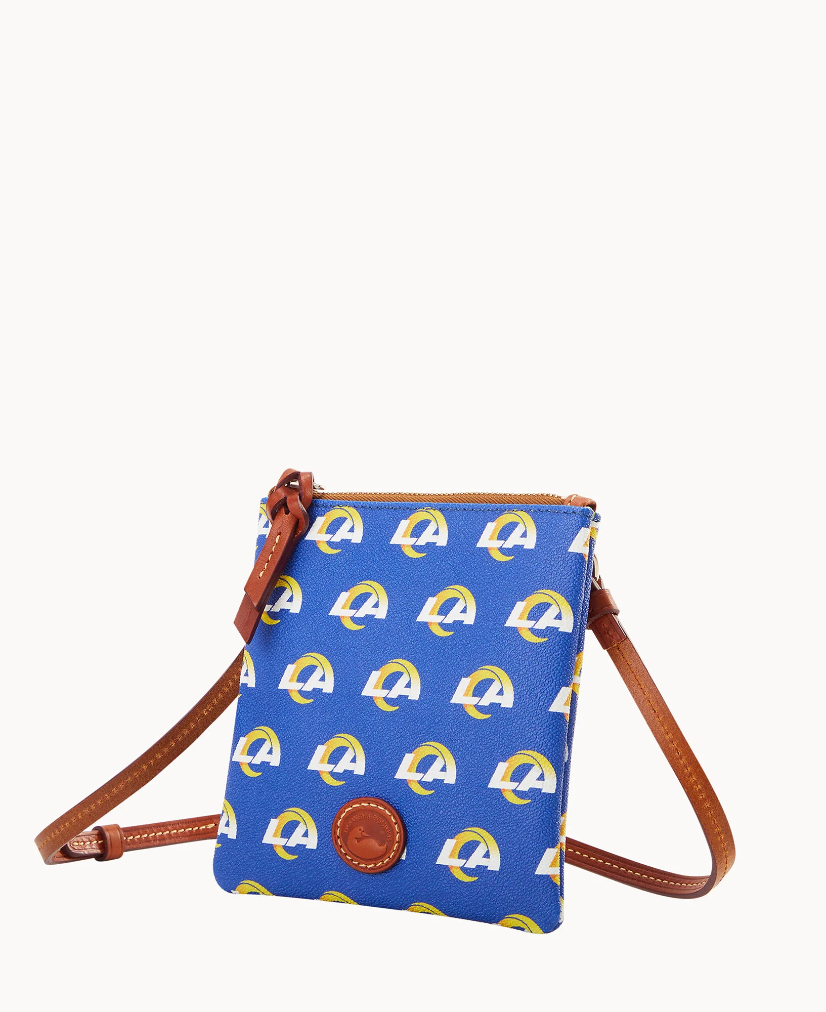NFL Rams Small North South Top Zip Crossbody - Image 2