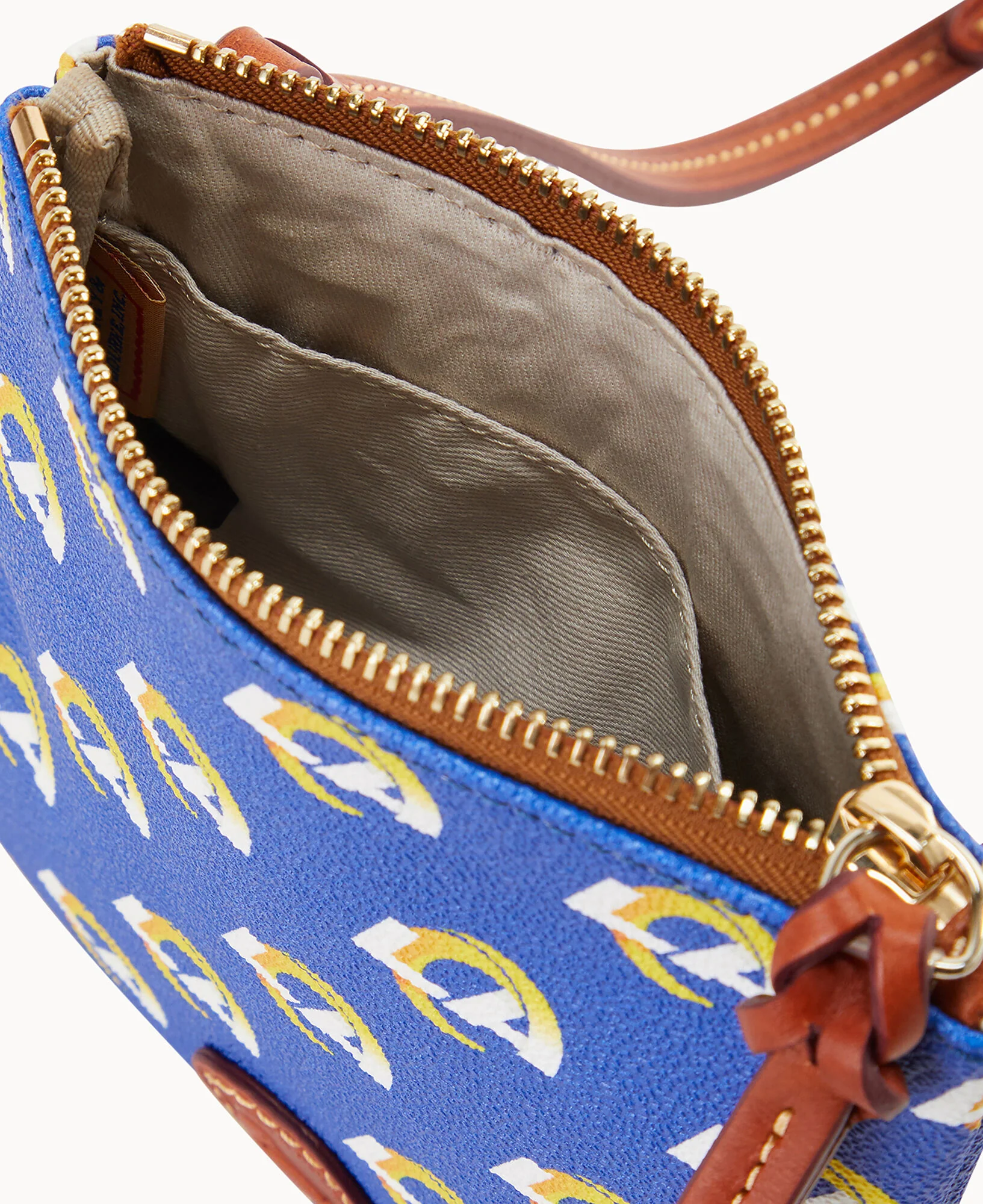 NFL Rams Small North South Top Zip Crossbody - Image 3
