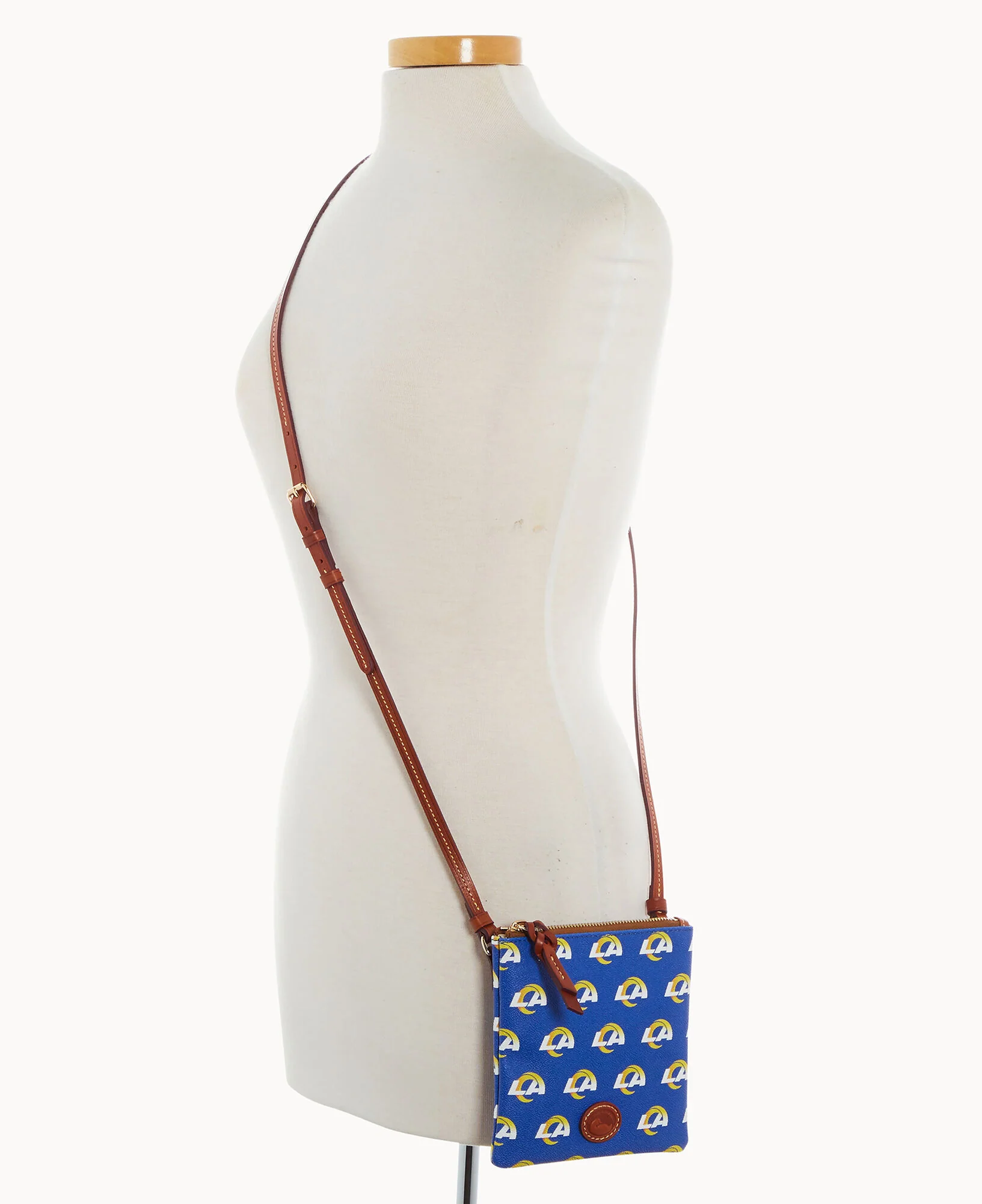 NFL Rams Small North South Top Zip Crossbody - Image 4