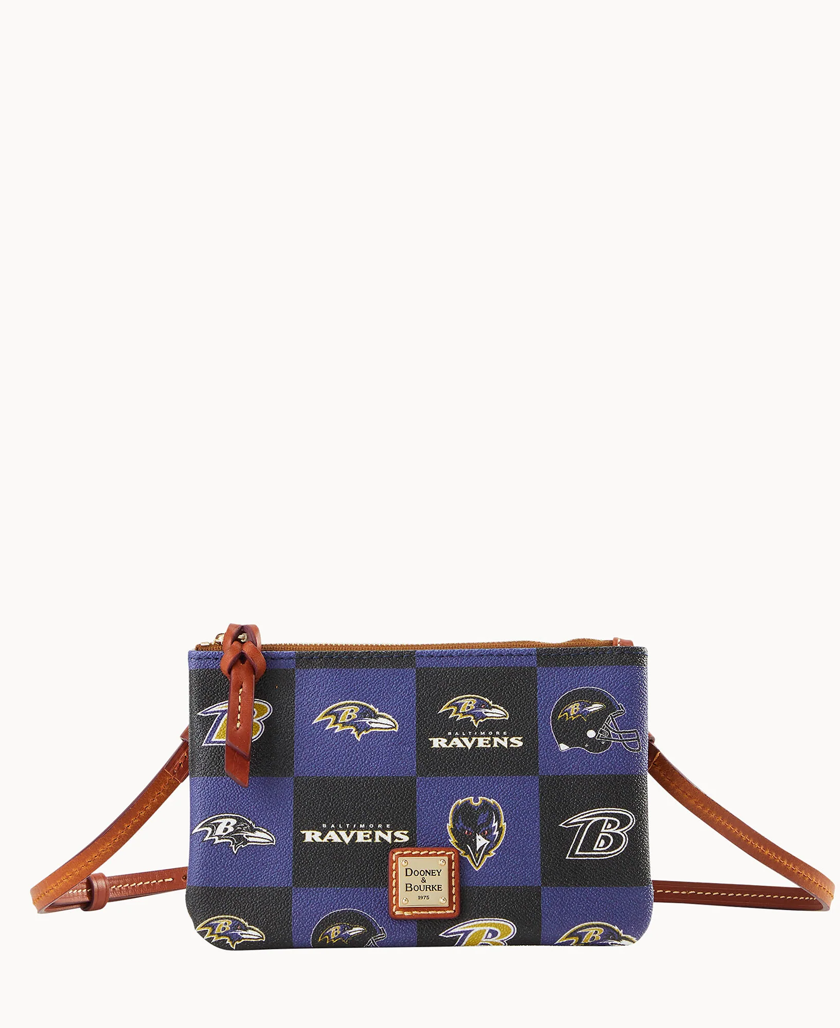 NFL Ravens Top Zip Crossbody