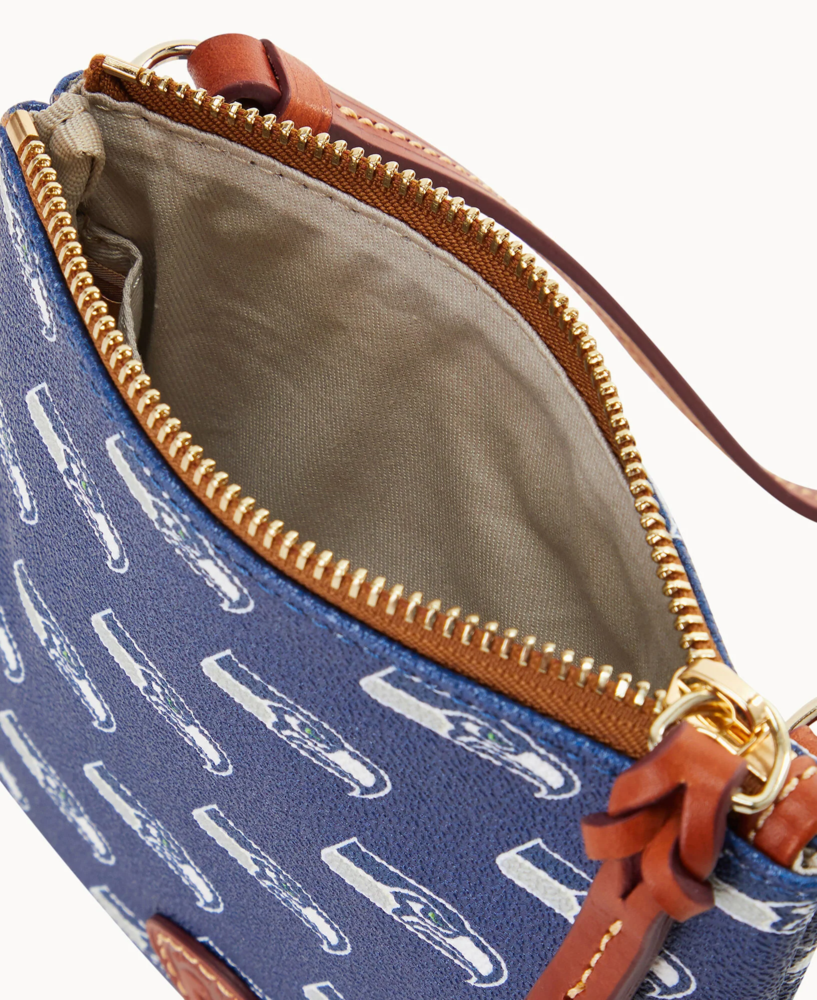 NFL Seahawks Small North South Top Zip Crossbody - Image 3