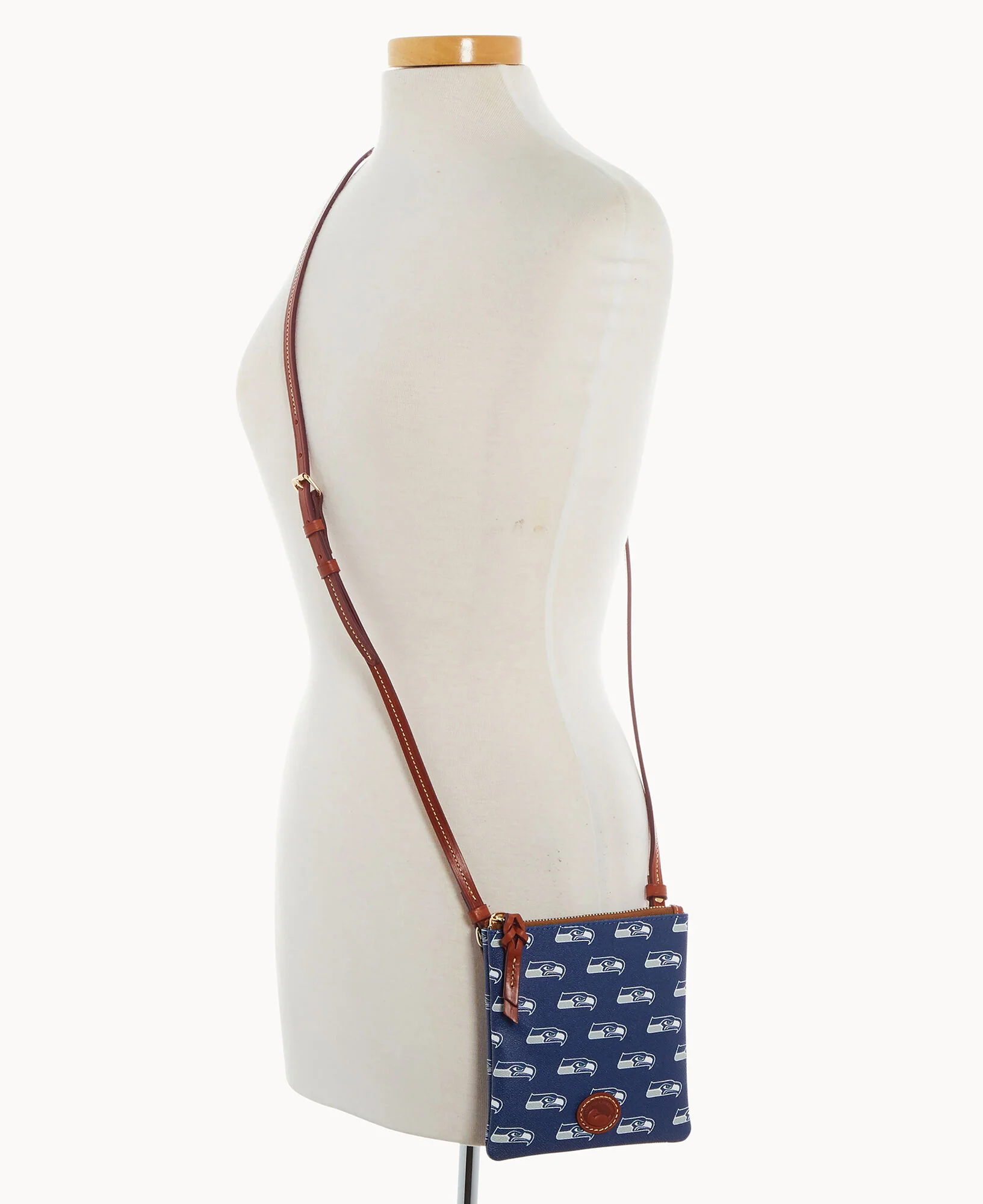 NFL Seahawks Small North South Top Zip Crossbody - Image 4