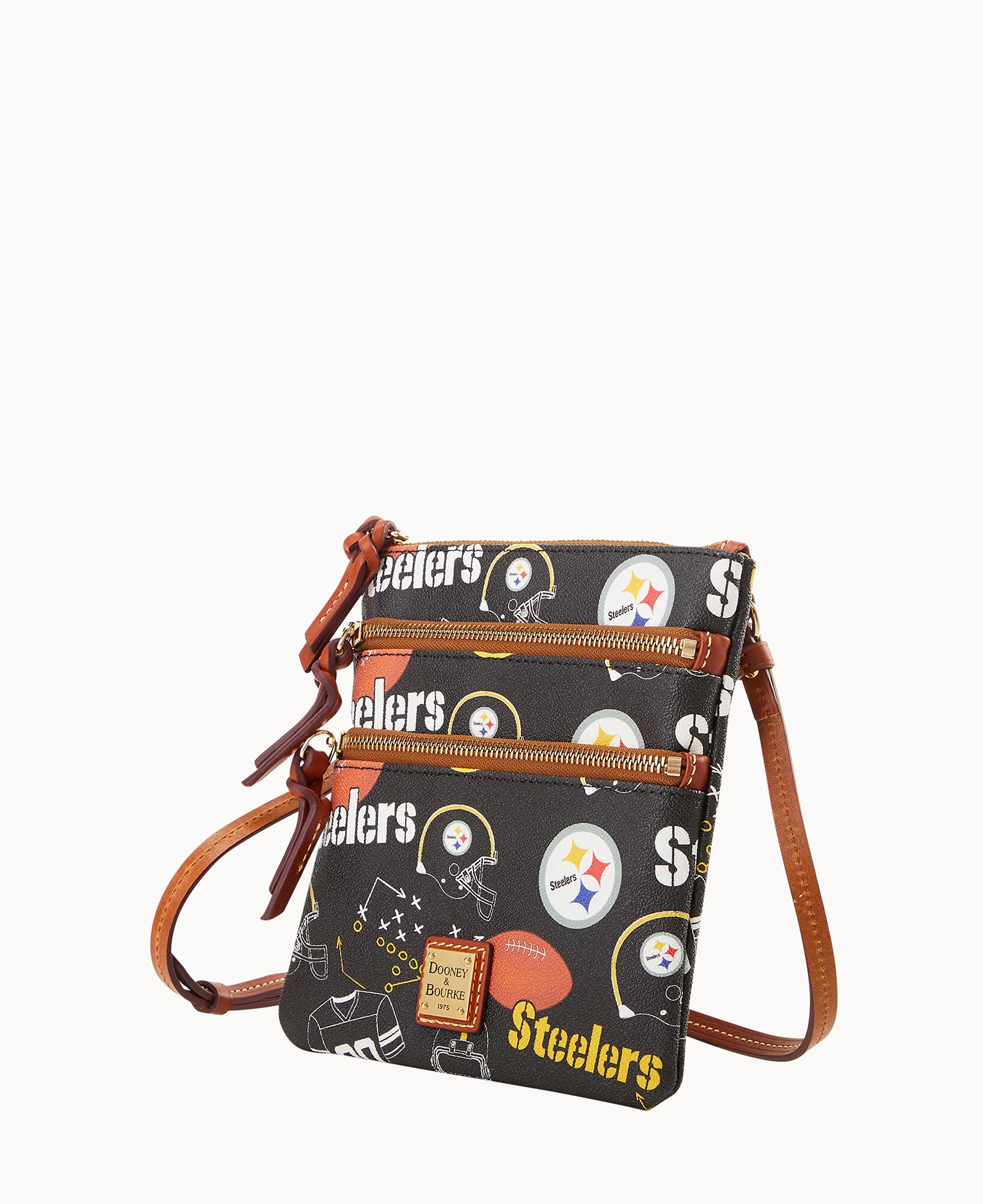 NFL Steelers Triple Zip Crossbody - Image 2