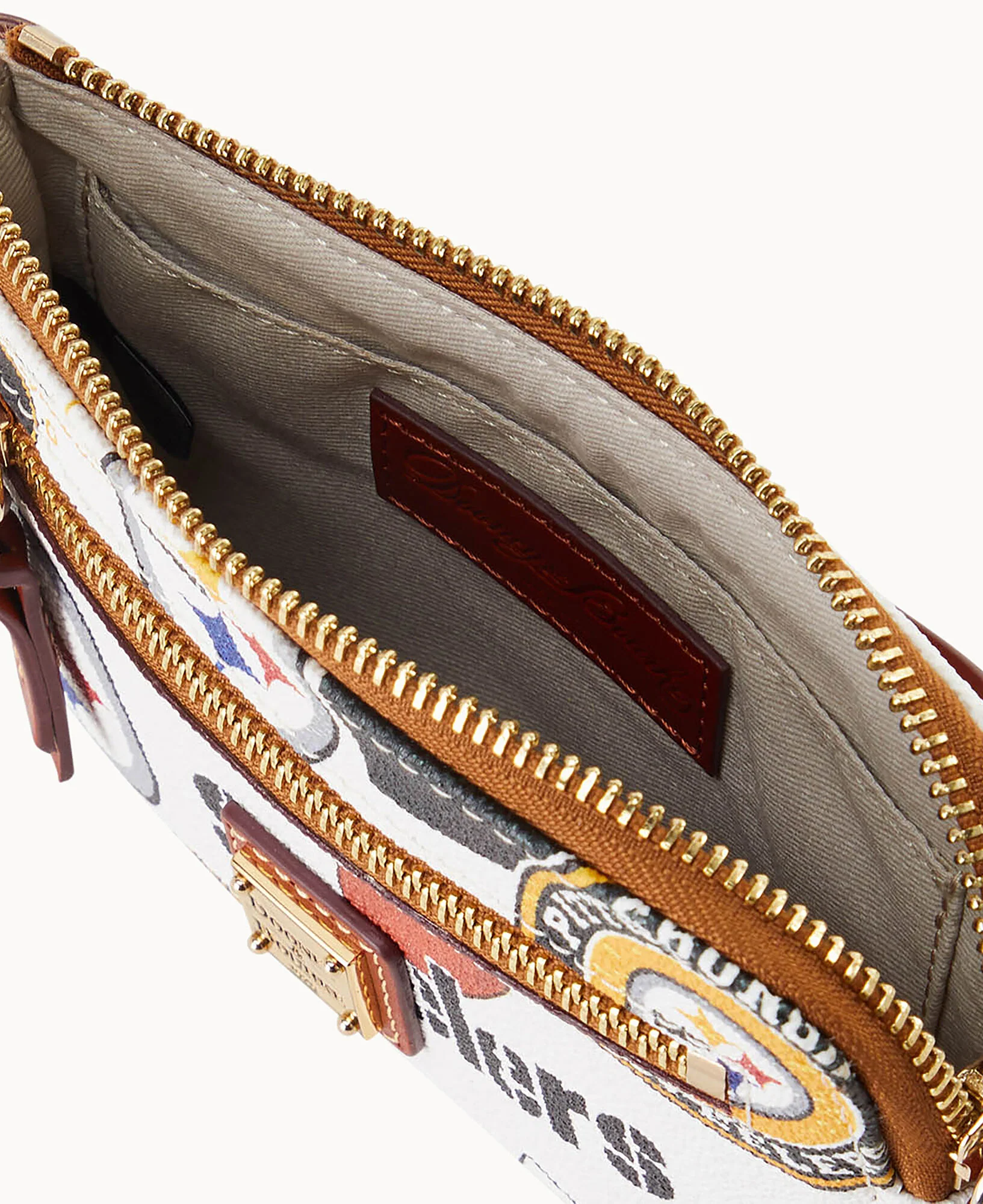 NFL Steelers Zip Around Wristlet - Image 3