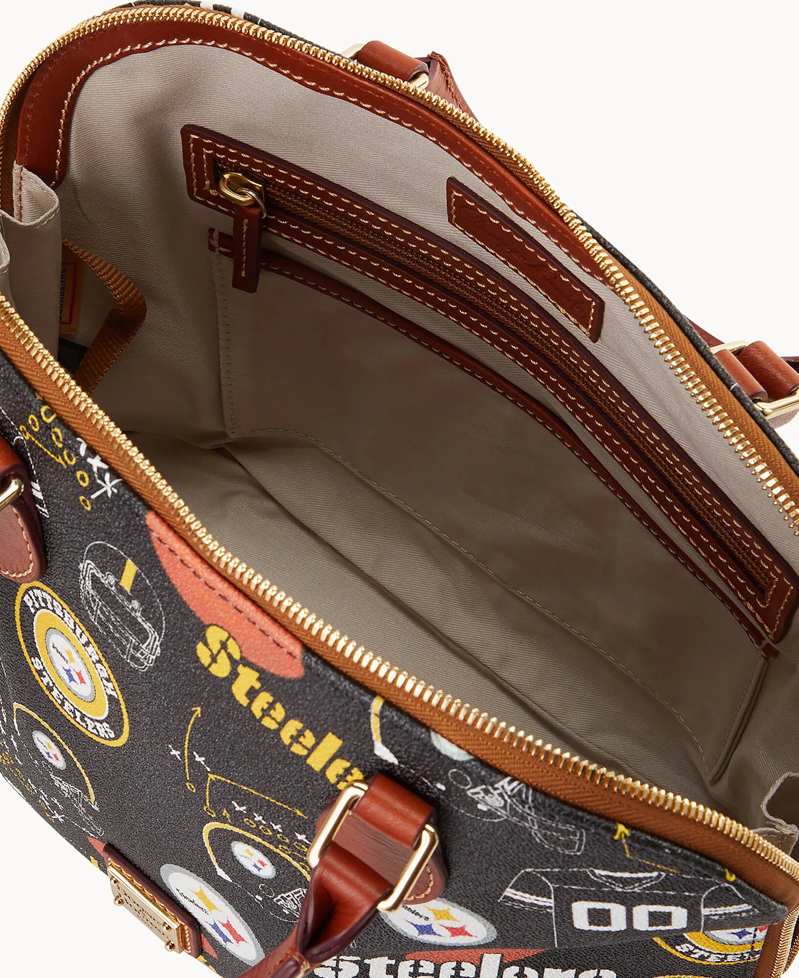 NFL Steelers Zip Zip Satchel - Image 3