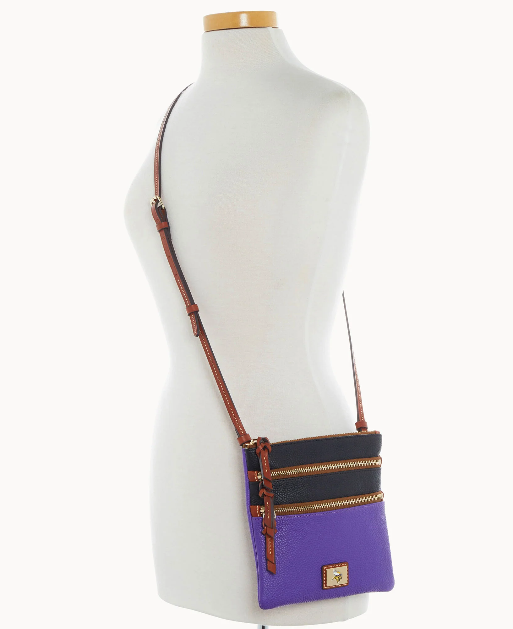 NFL Vikings Triple Zip Crossbody - Image 5