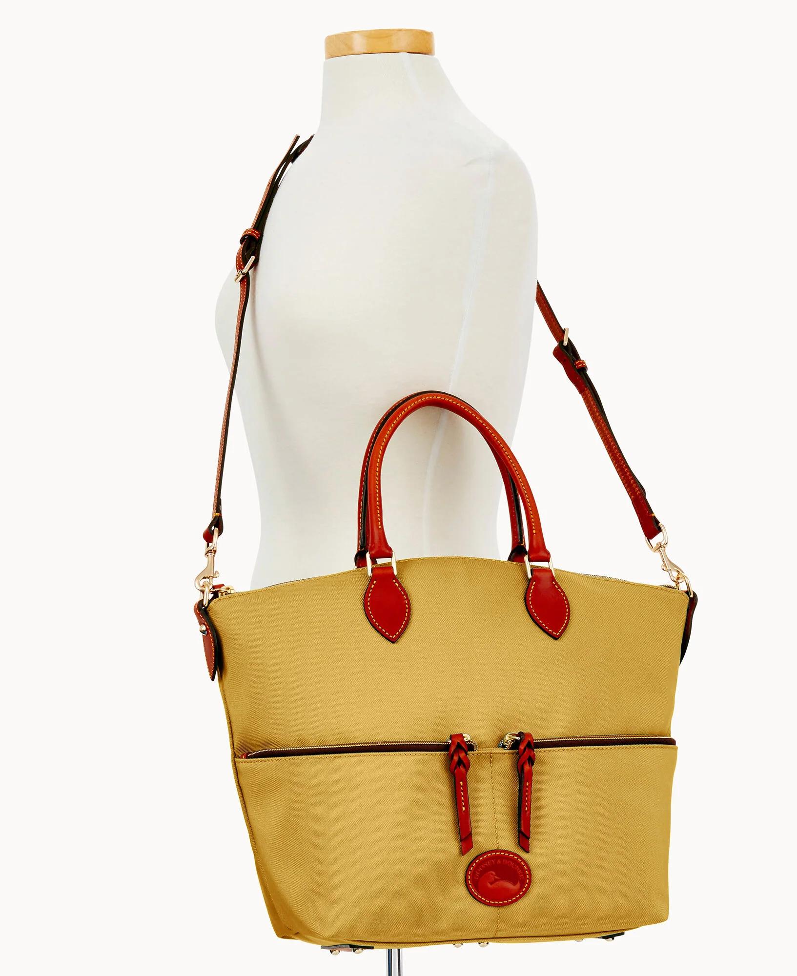 Nylon Large Pocket Satchel - Image 3