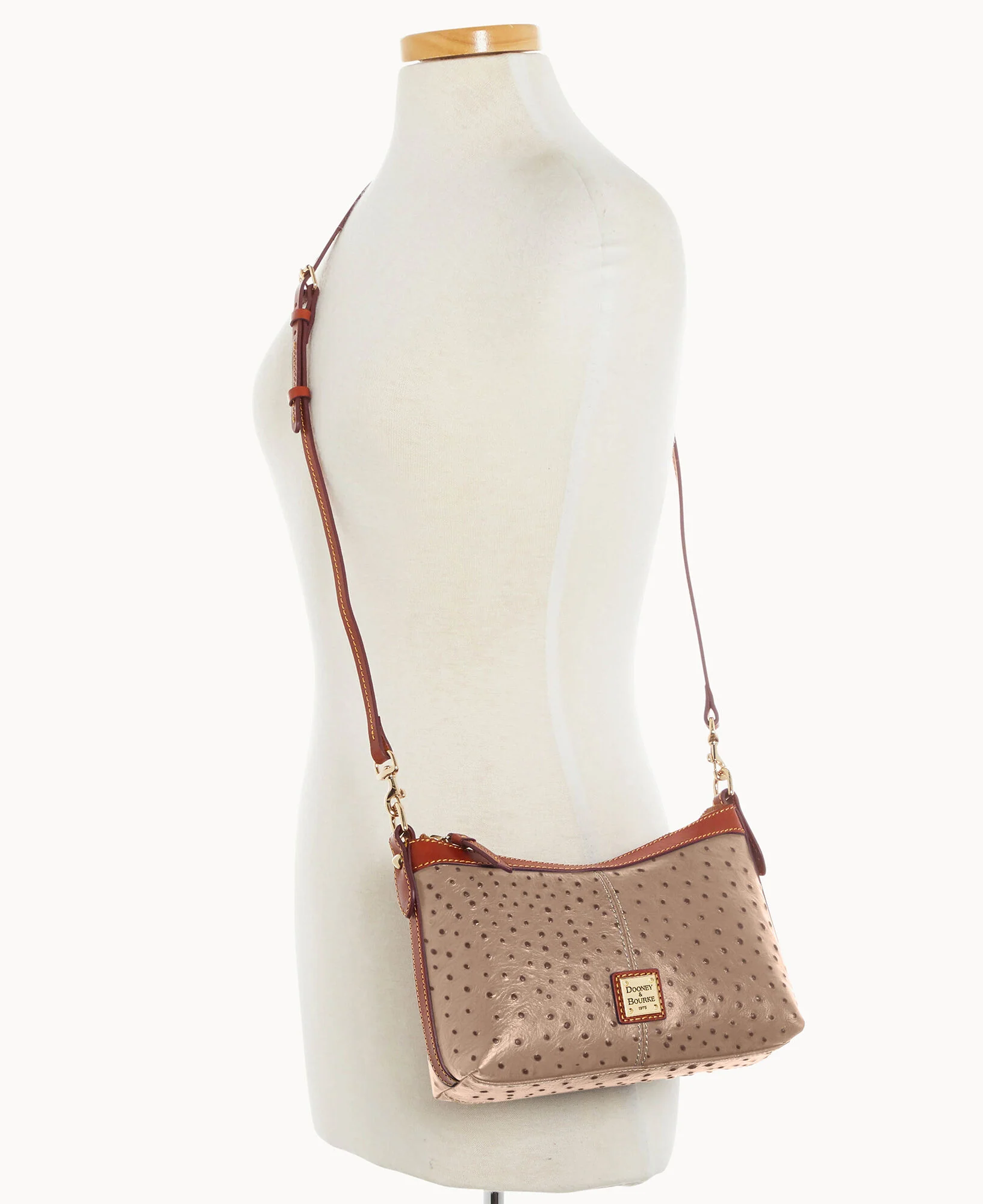 Ostrich Crossbody Pouch - Image 7