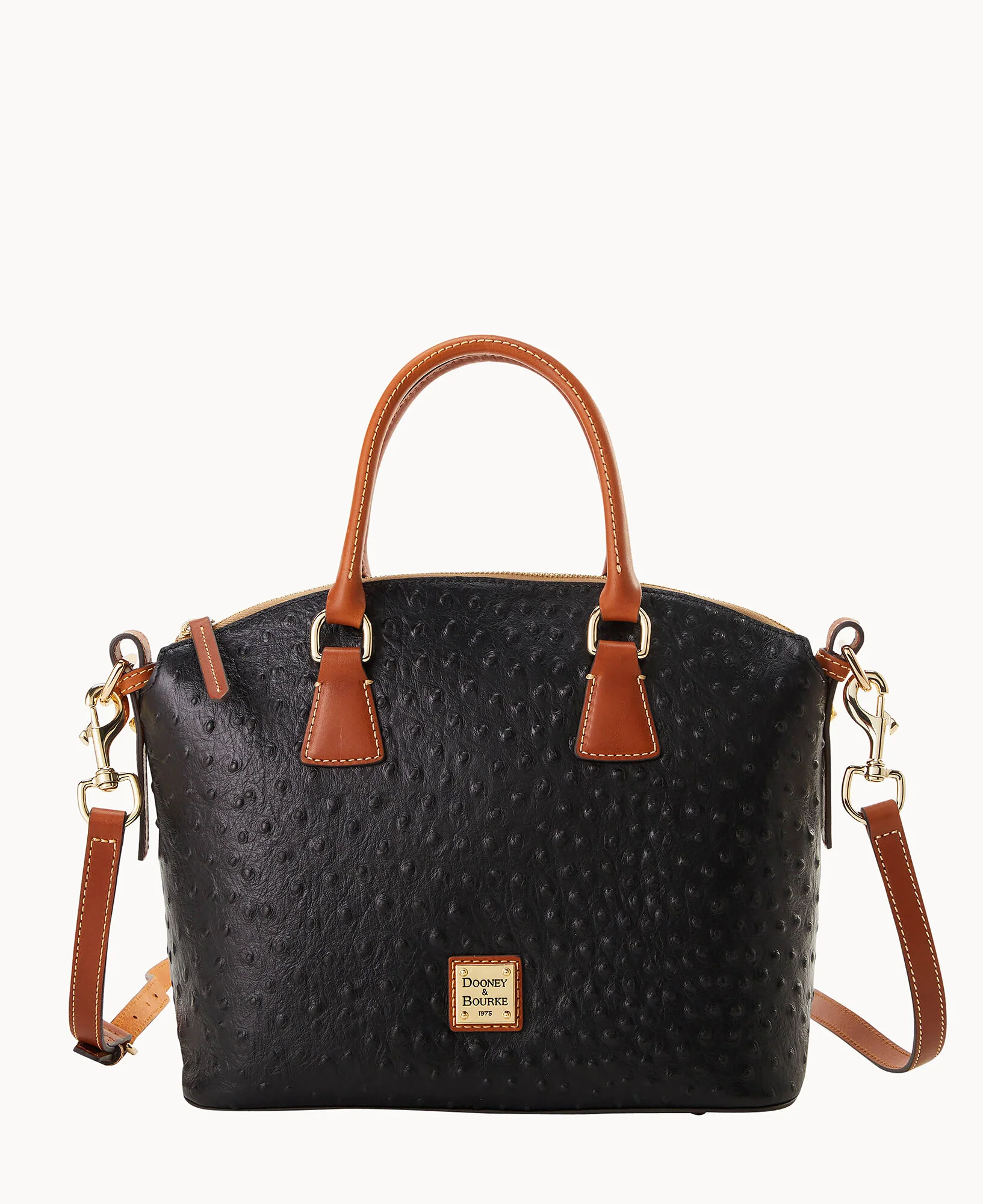 Ostrich Domed Satchel - Image 10