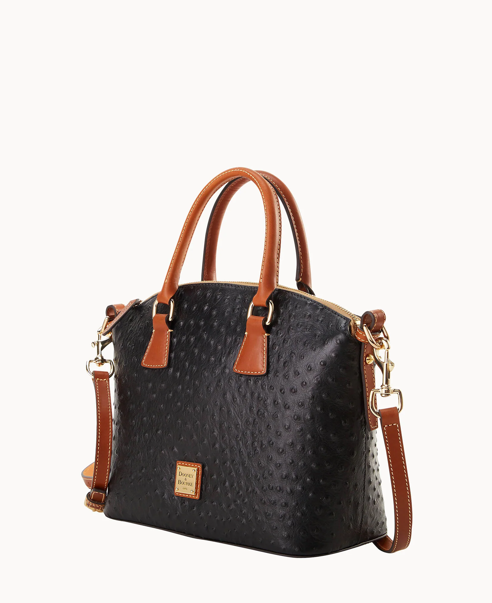 Ostrich Domed Satchel - Image 11