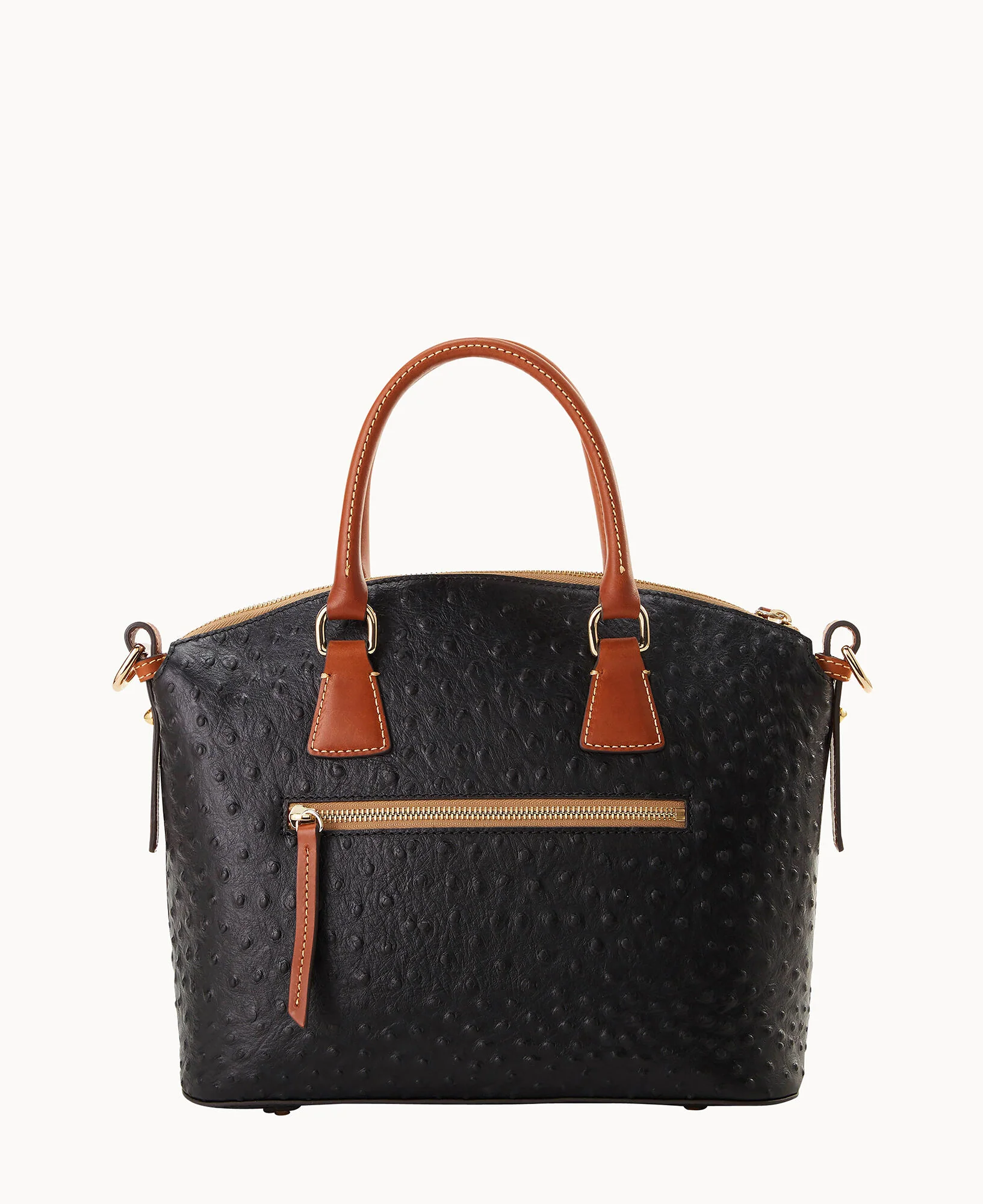 Ostrich Domed Satchel - Image 13