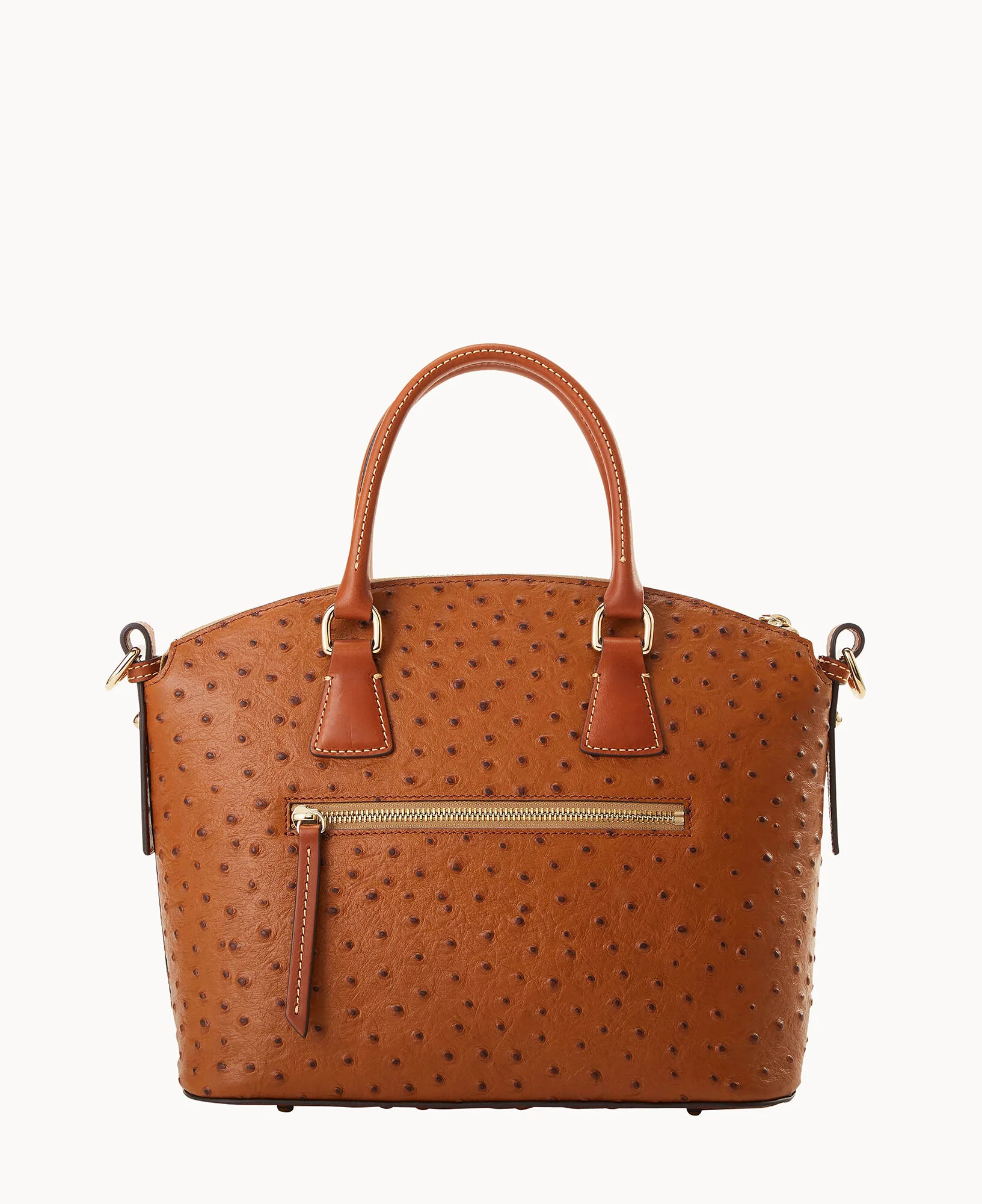 Ostrich Domed Satchel - Image 3