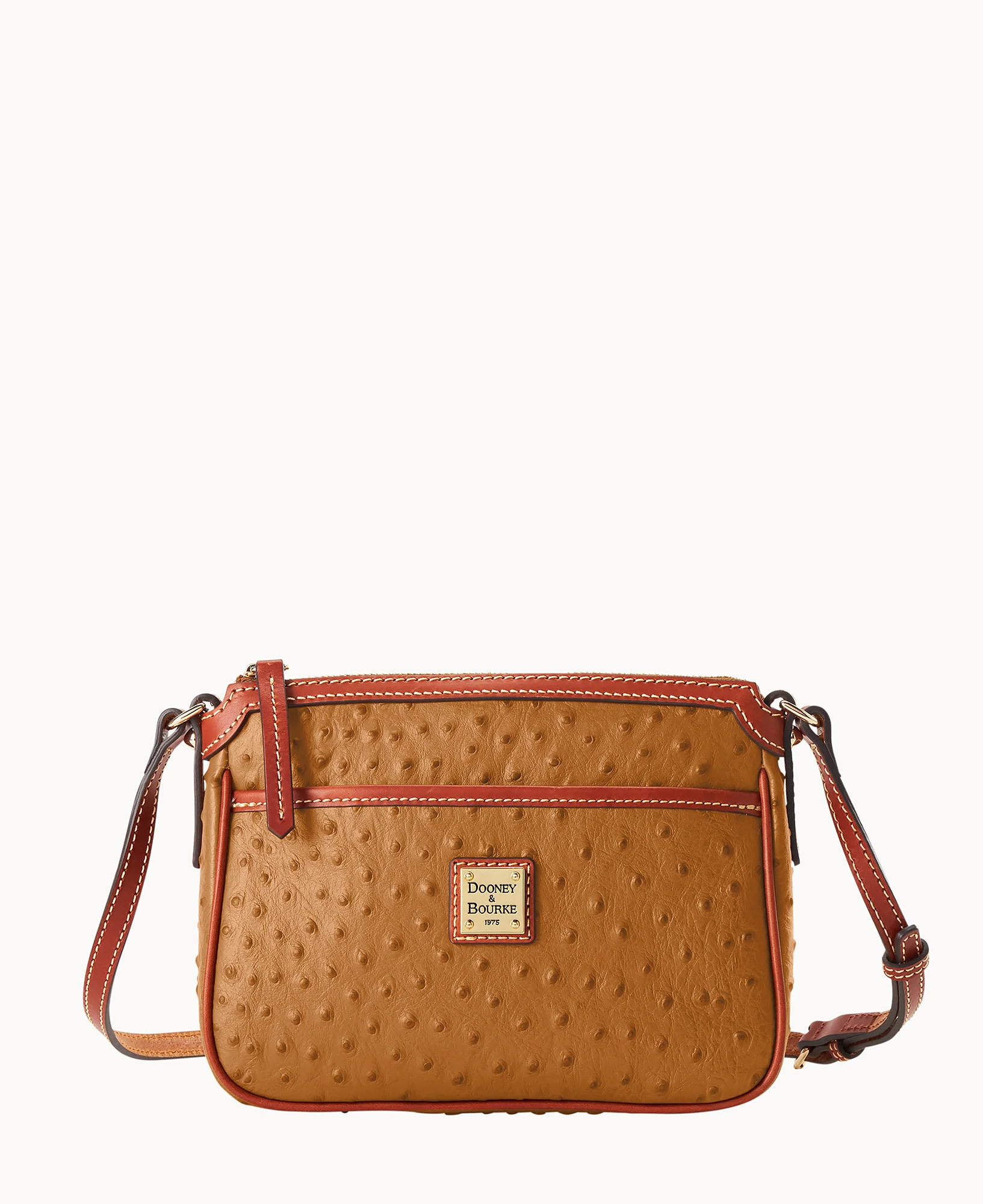 Ostrich East West Pocket Crossbody - Image 13