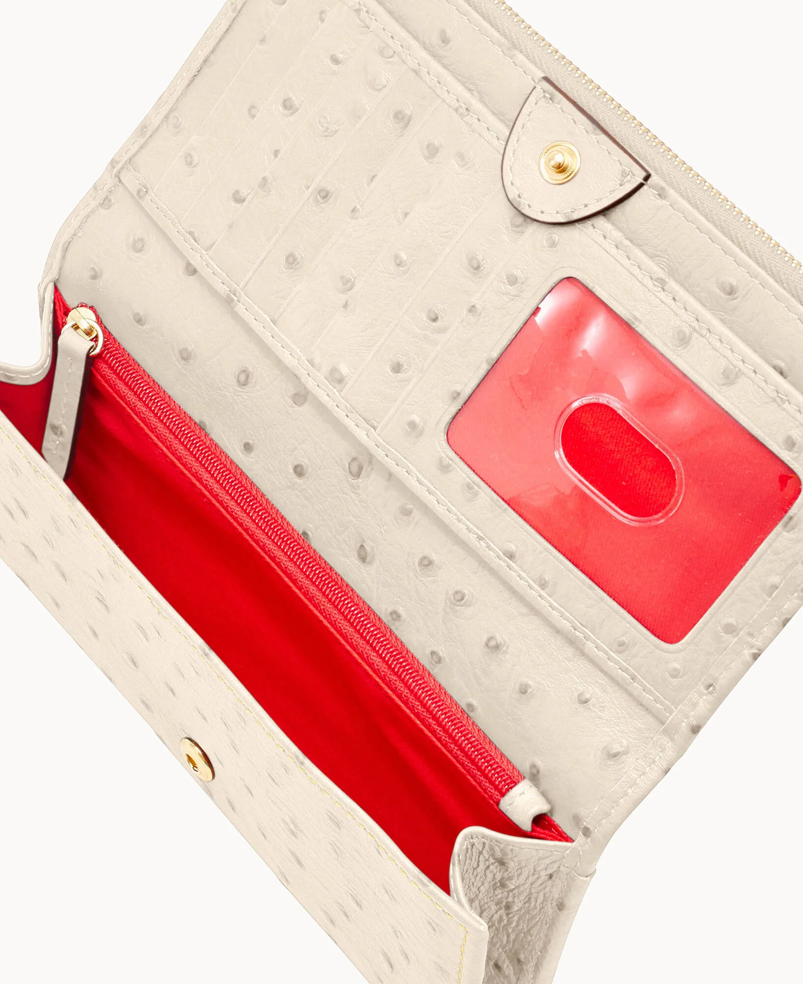 Ostrich Foldover Wallet - Image 3