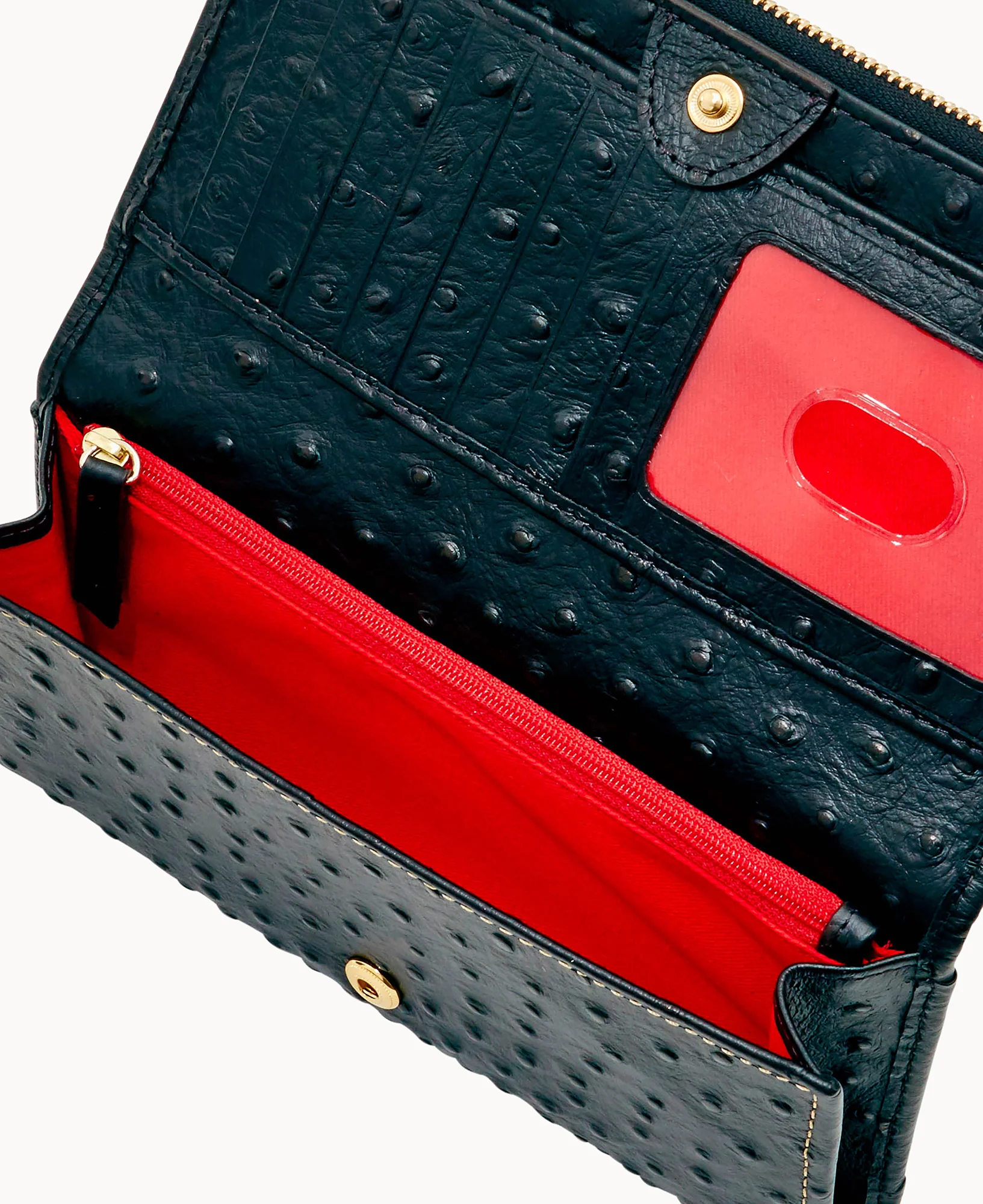 Ostrich Foldover Wallet - Image 7