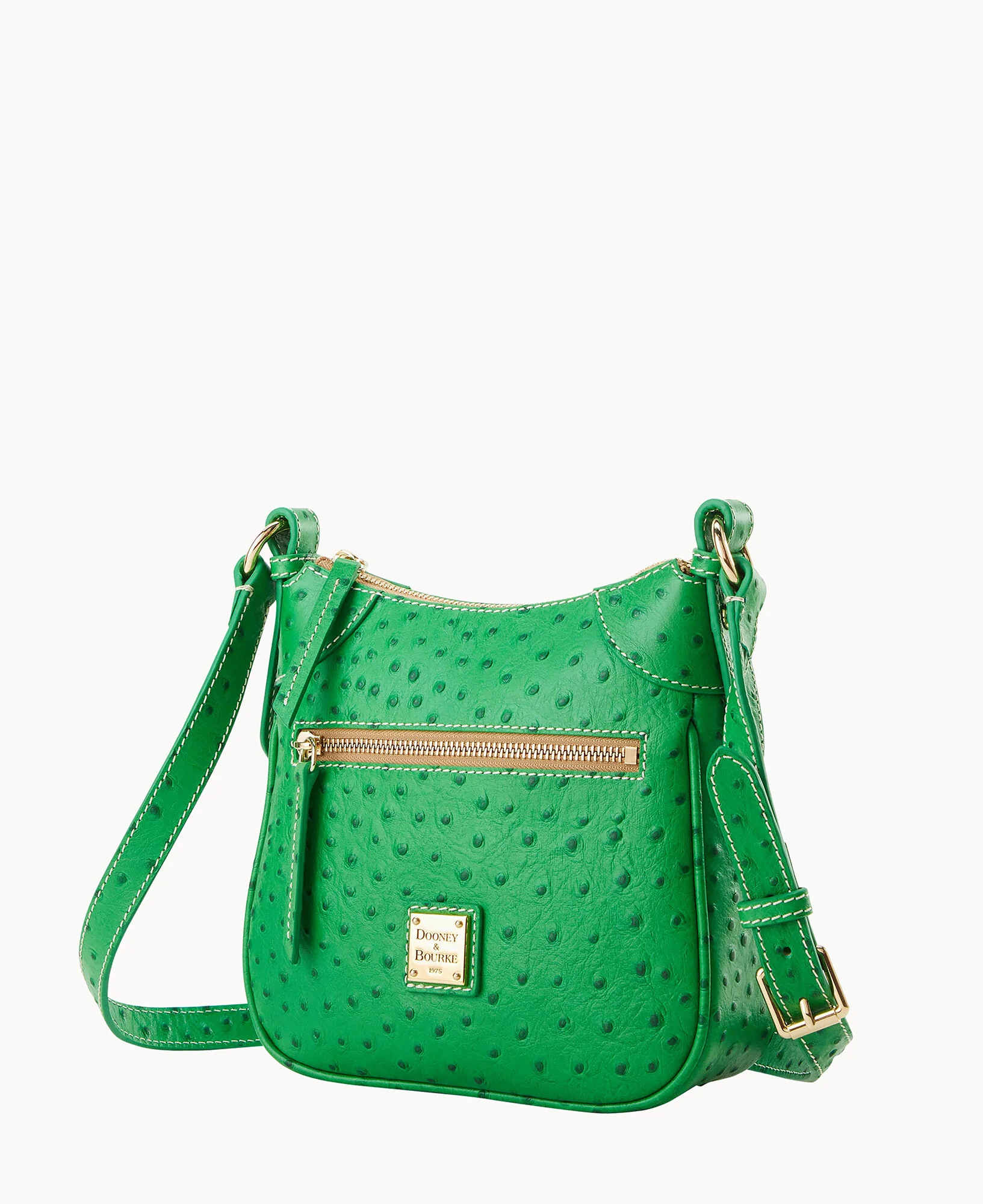 Ostrich Front Zip Crossbody - Image 14