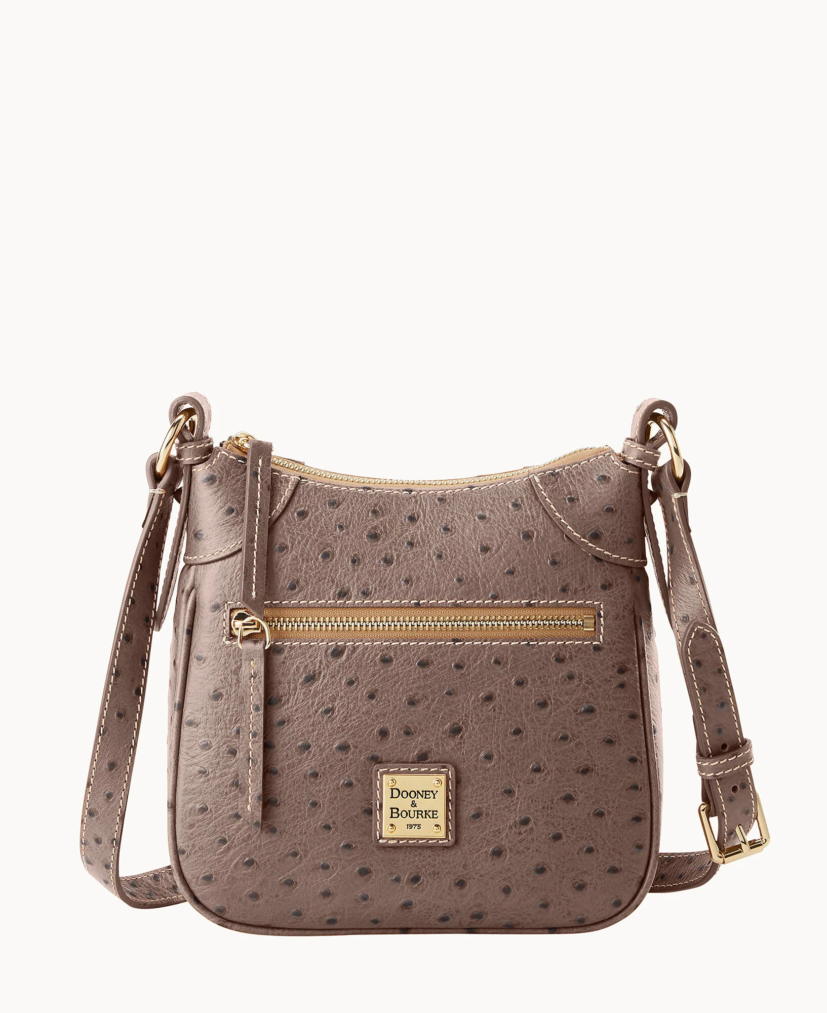 Ostrich Front Zip Crossbody - Image 21