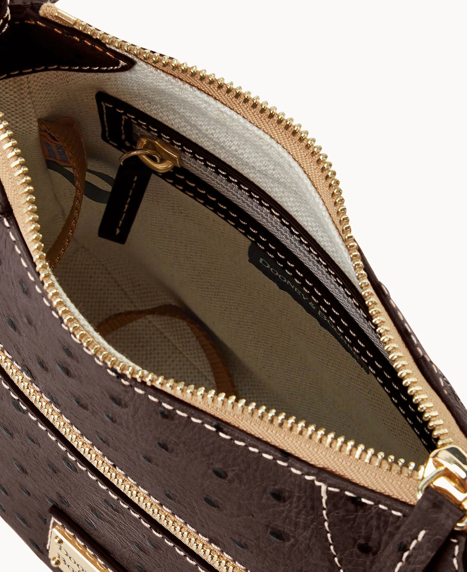 Ostrich Front Zip Crossbody - Image 32