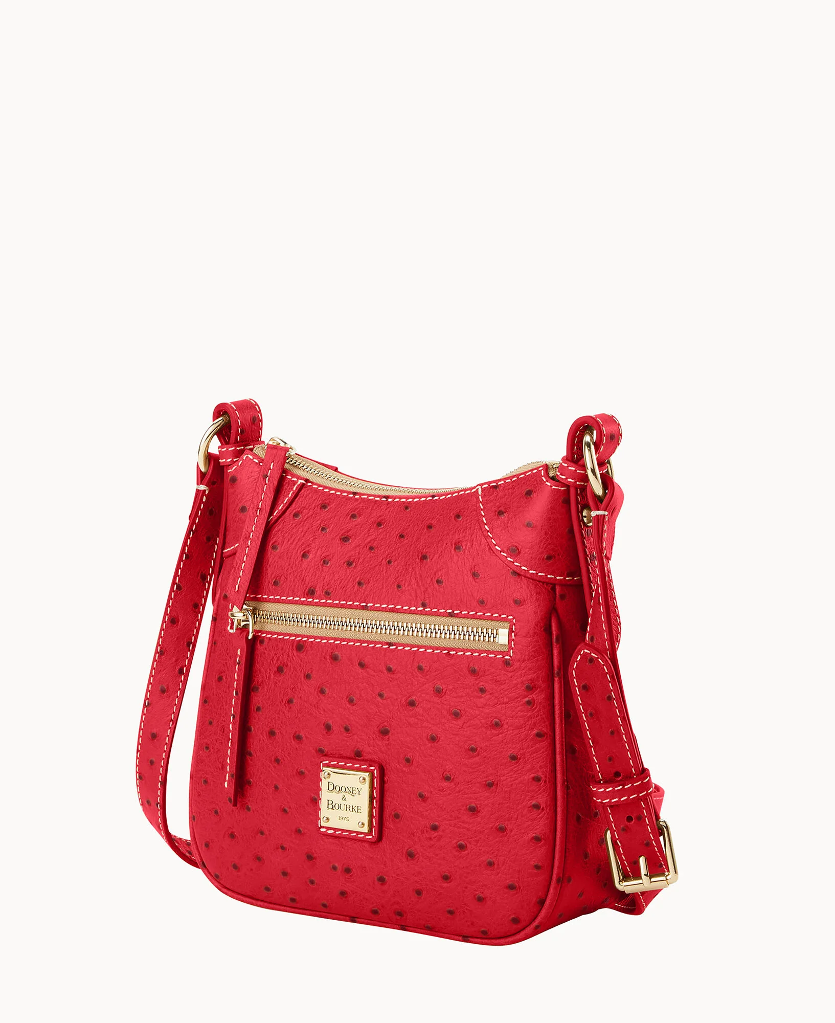 Ostrich Front Zip Crossbody - Image 41
