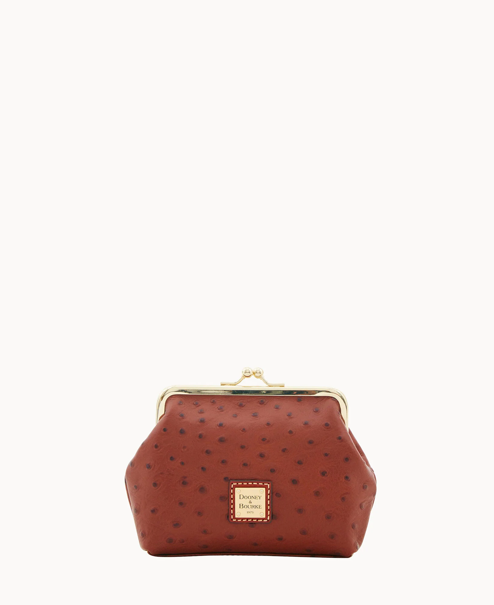 Ostrich Large Framed Purse - Image 12