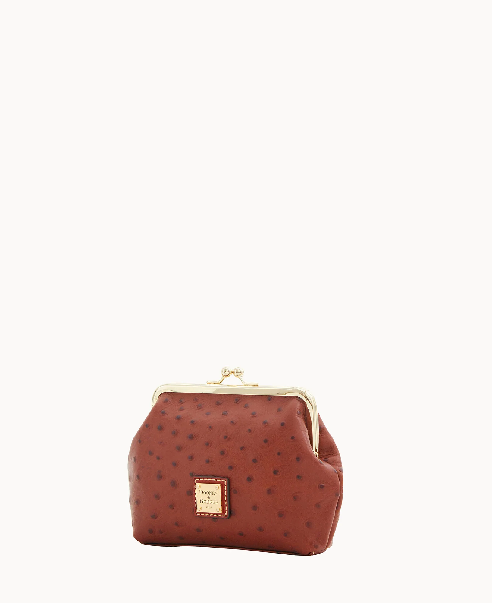 Ostrich Large Framed Purse - Image 13