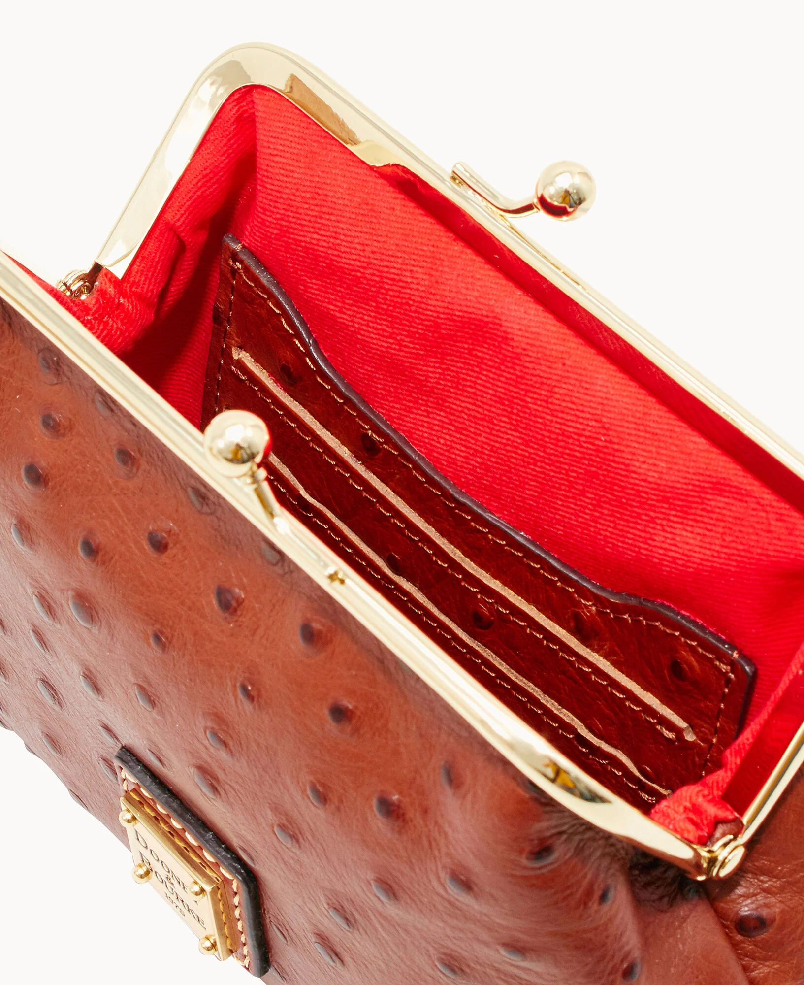 Ostrich Large Framed Purse - Image 14