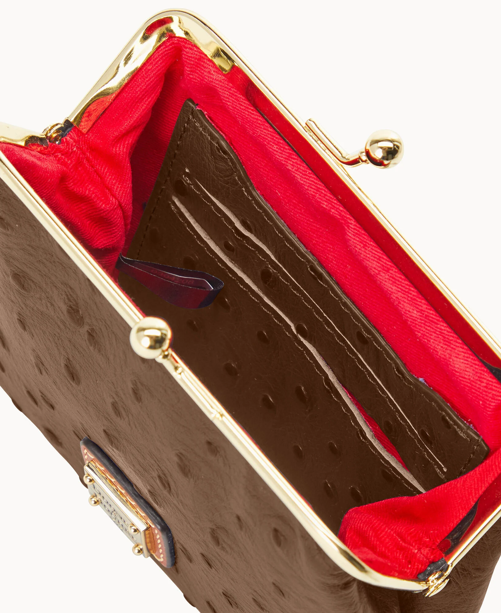 Ostrich Large Framed Purse - Image 17