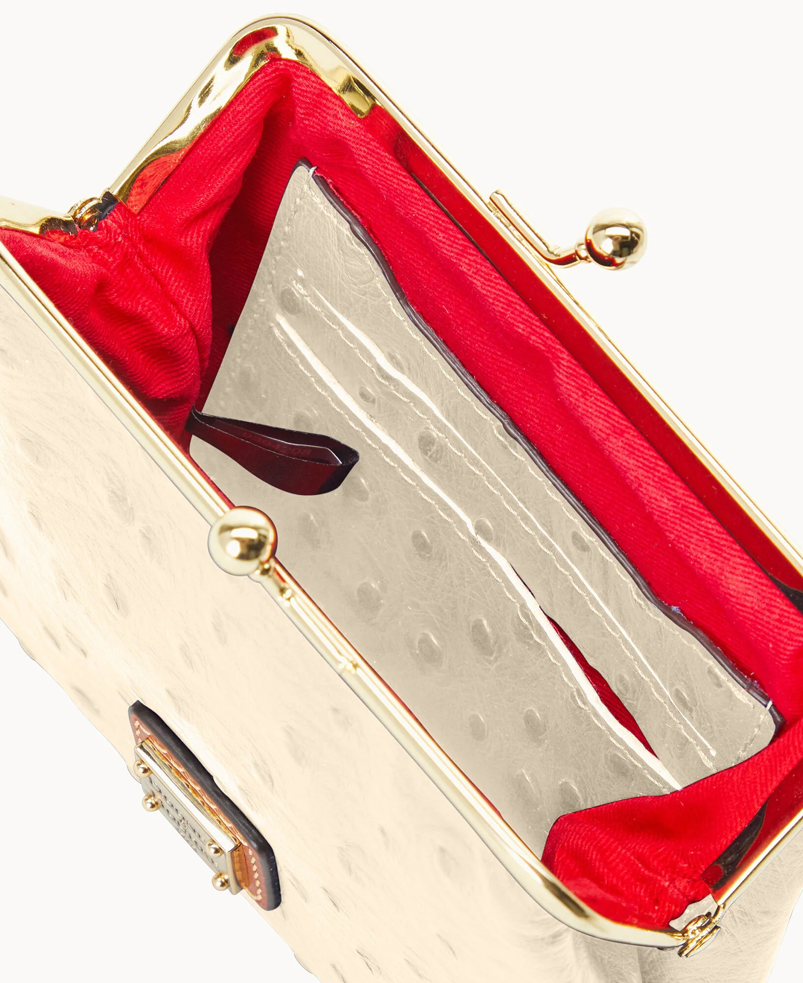 Ostrich Large Framed Purse - Image 26