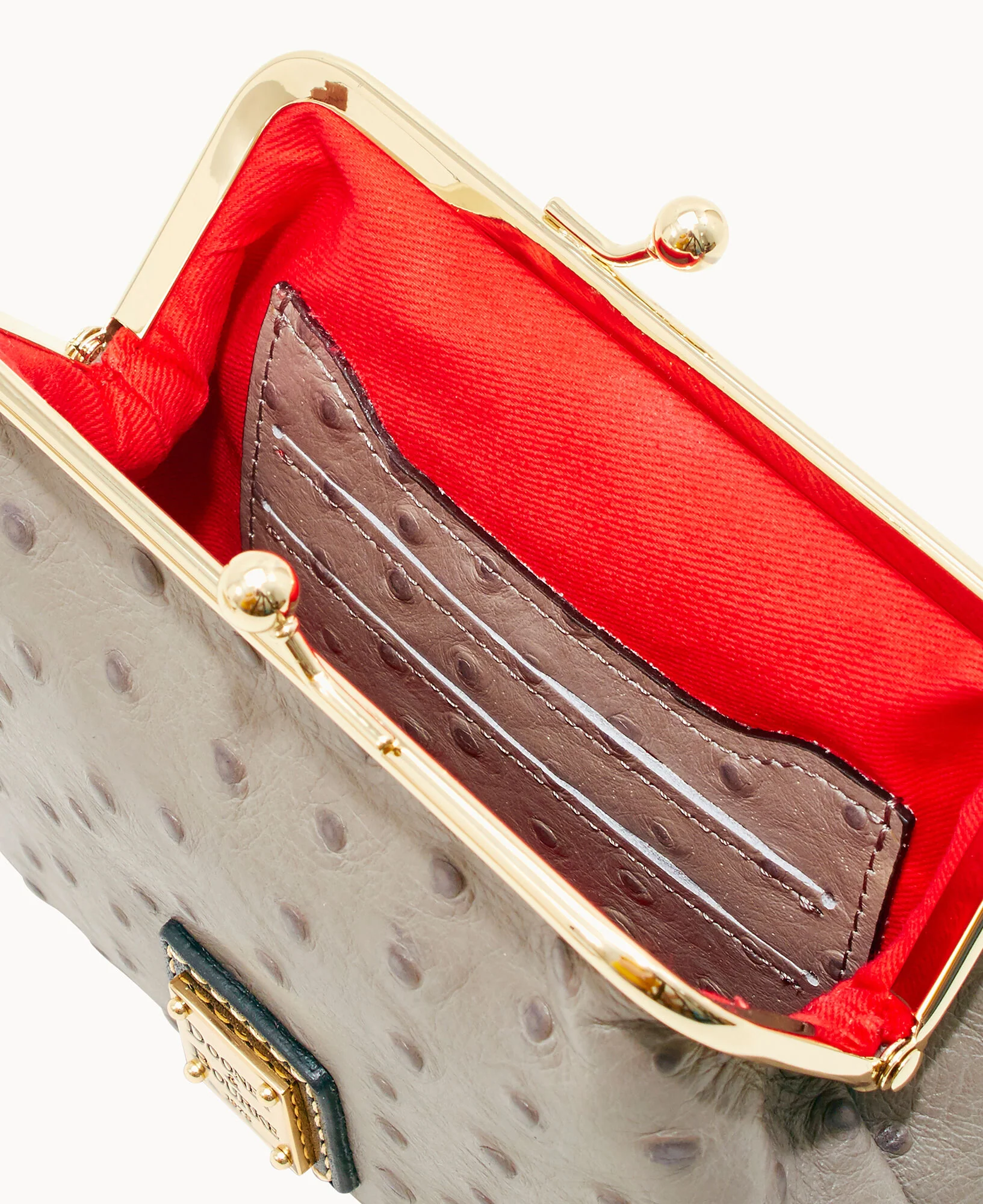 Ostrich Large Framed Purse - Image 35