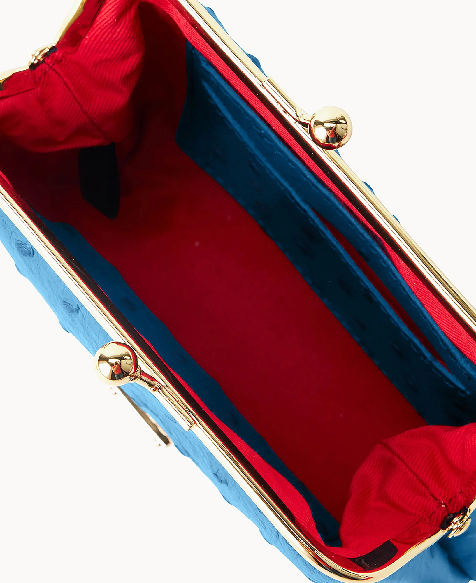Ostrich Large Framed Purse - Image 55
