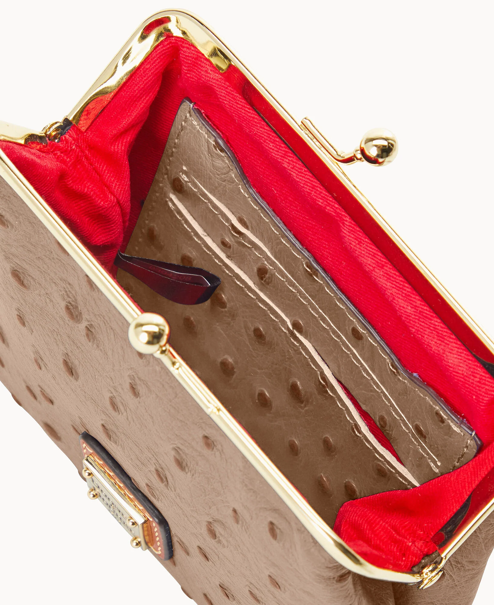 Ostrich Large Framed Purse - Image 59