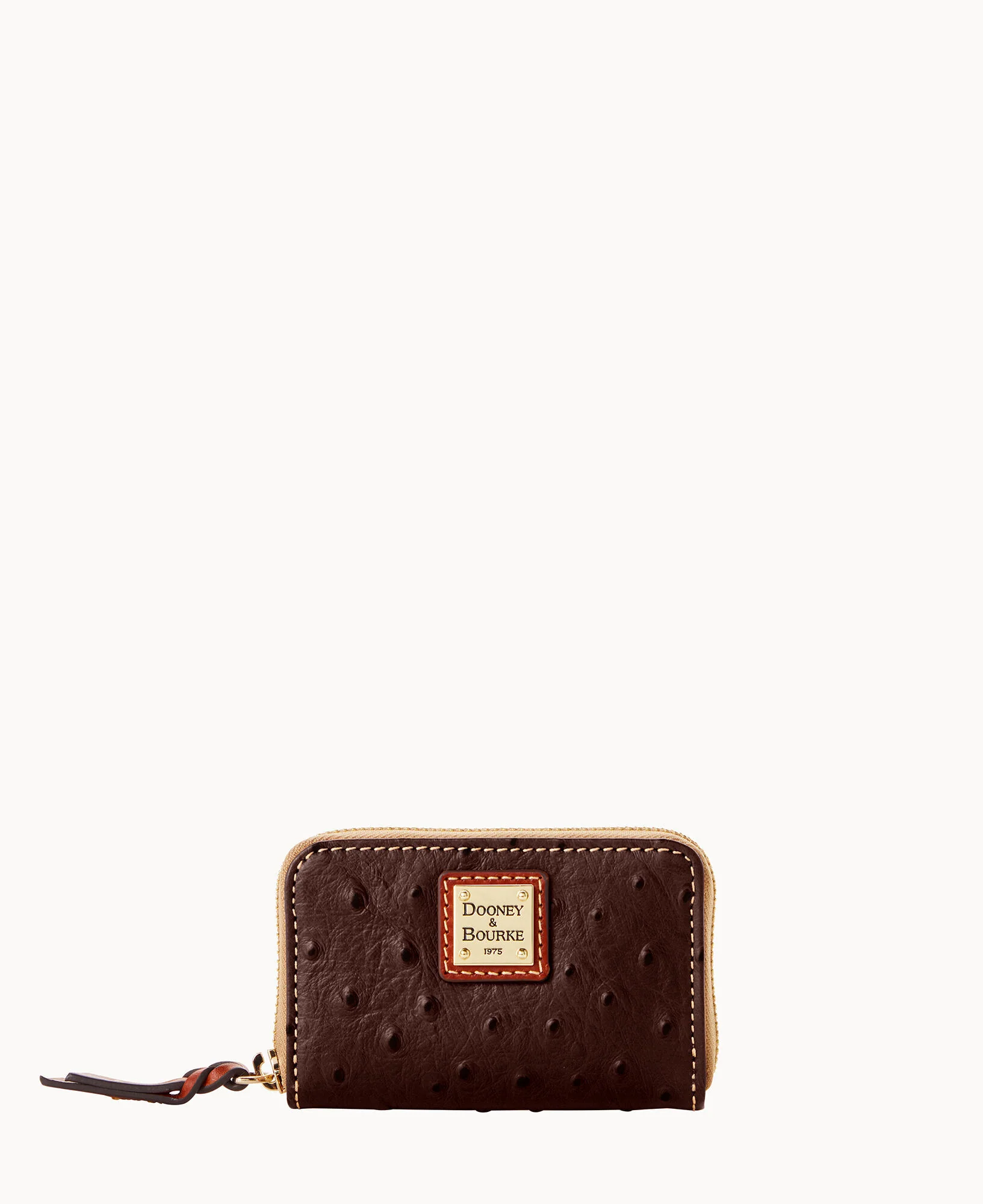 Ostrich Large Zip Around Credit Card Case - Image 15