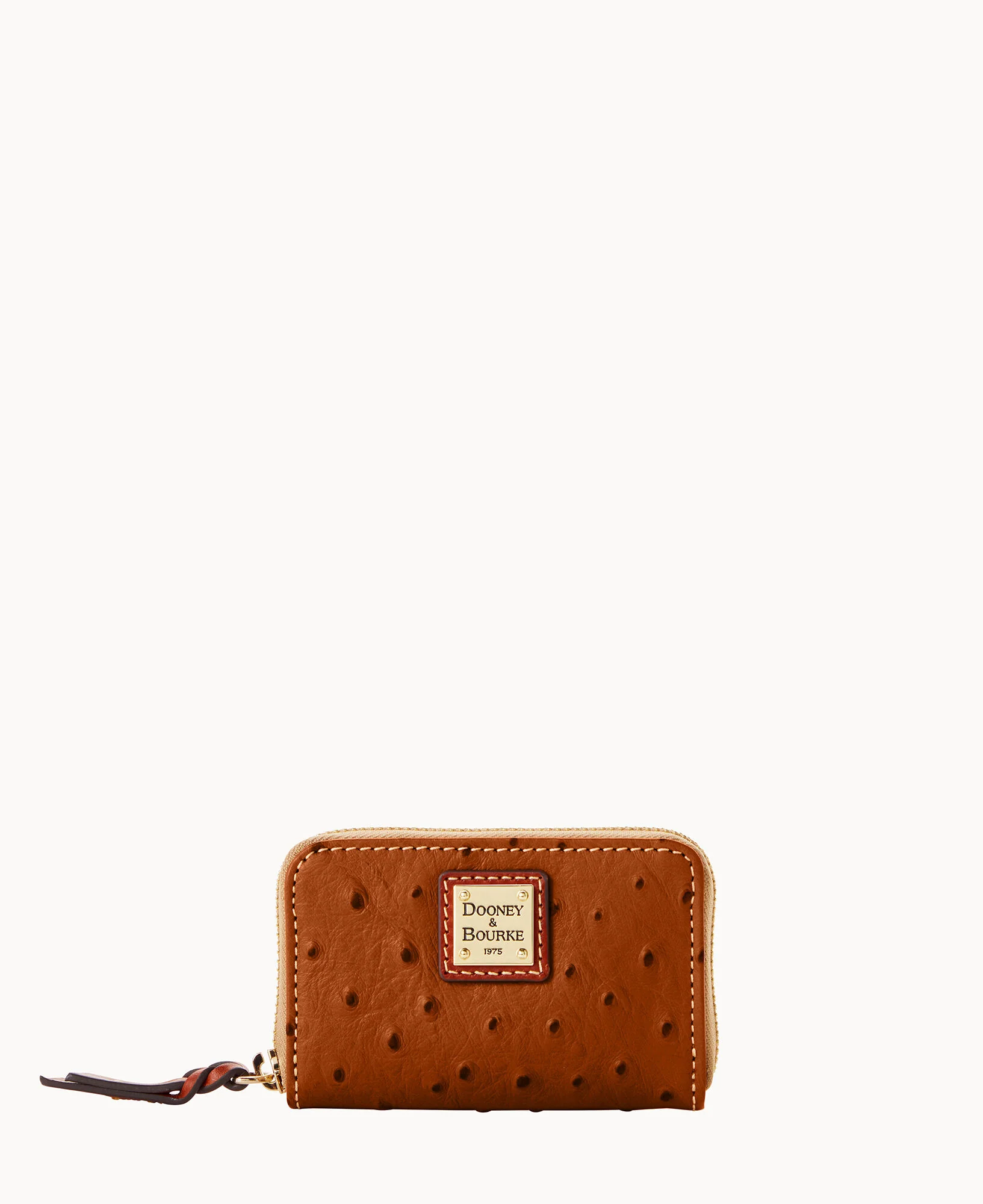 Ostrich Large Zip Around Credit Card Case - Image 9