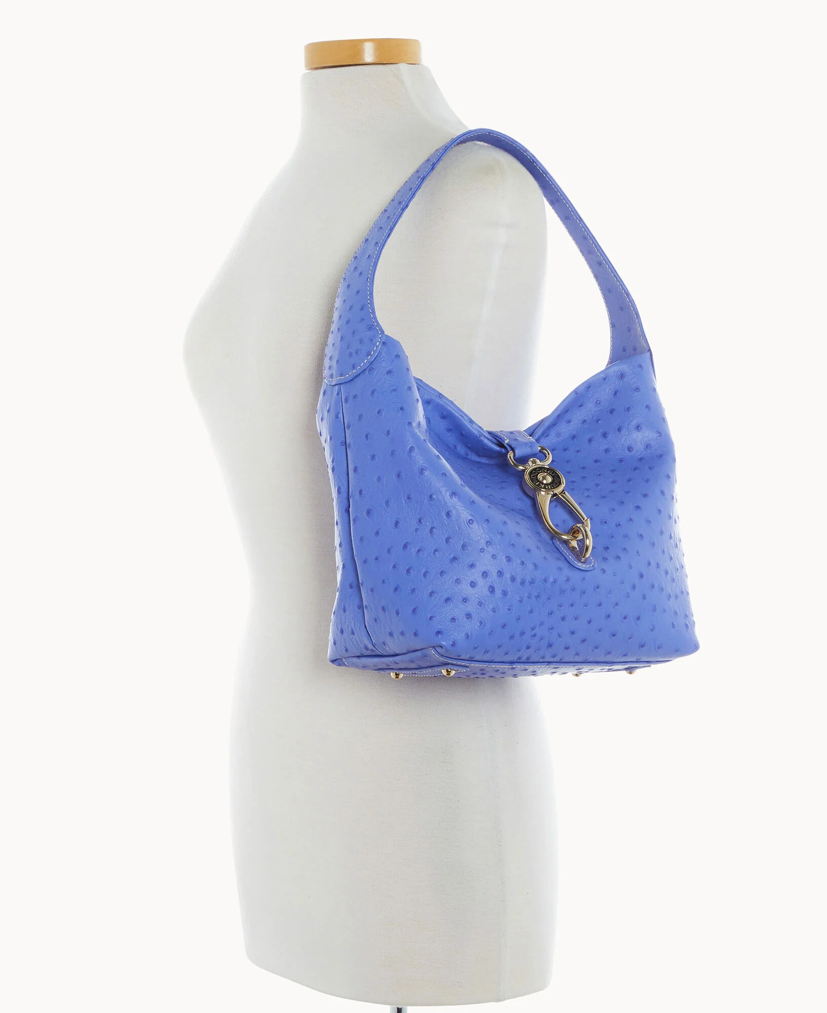 Ostrich Logo Lock Hobo - Image 15