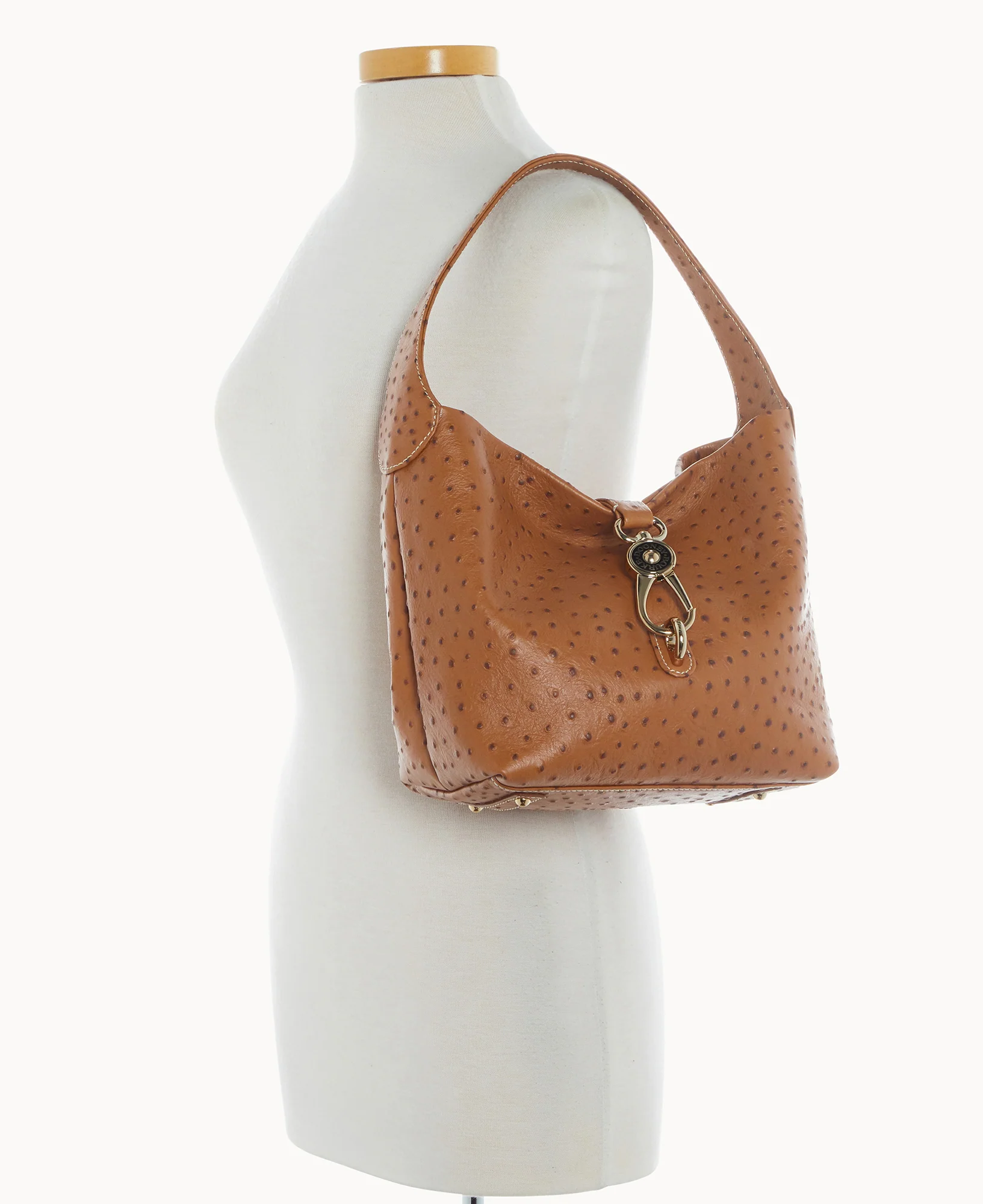Ostrich Logo Lock Hobo - Image 29