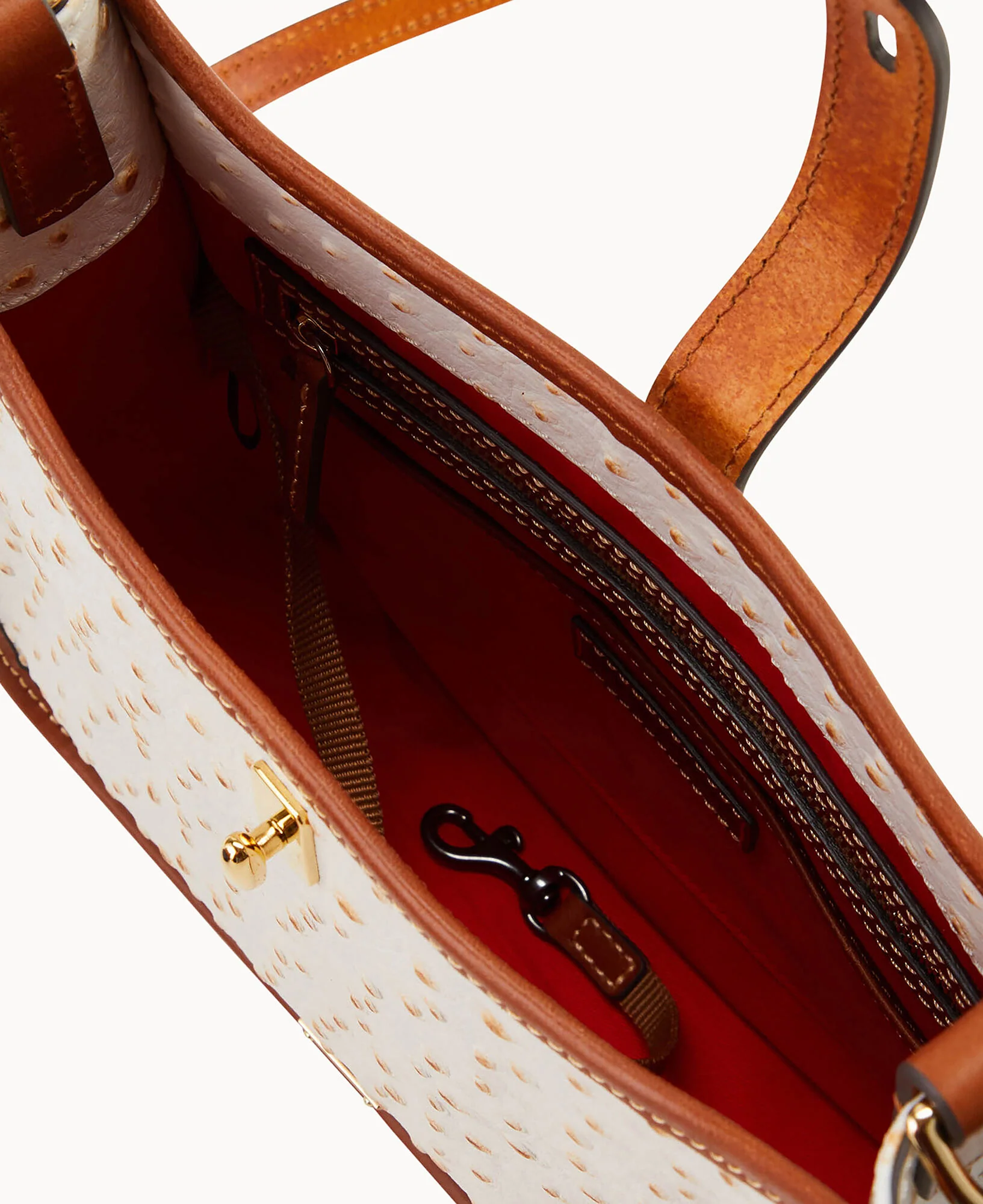 Ostrich Messenger Crossbody - Image 13