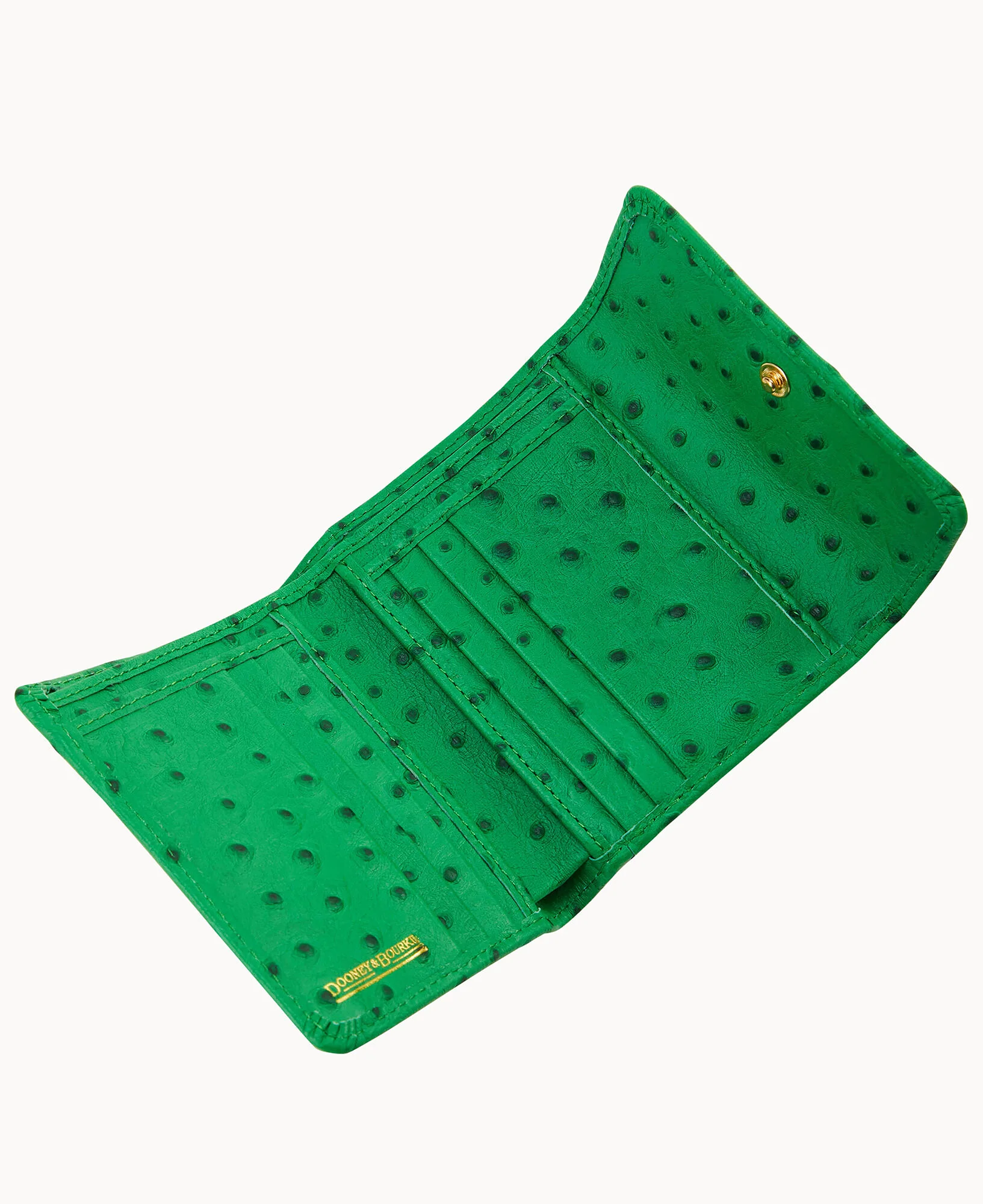 Ostrich Small Flap Wallet - Image 3