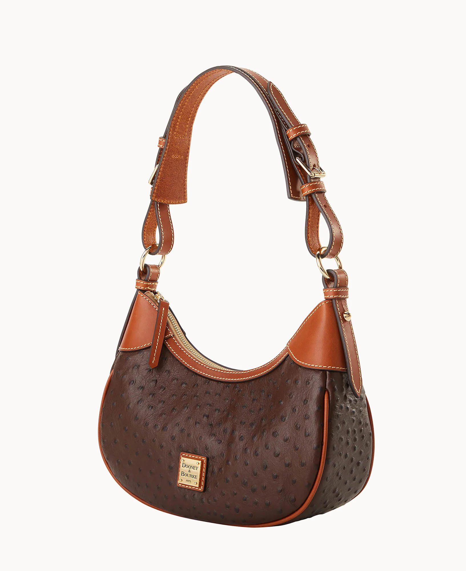 Ostrich Small Hobo - Image 17