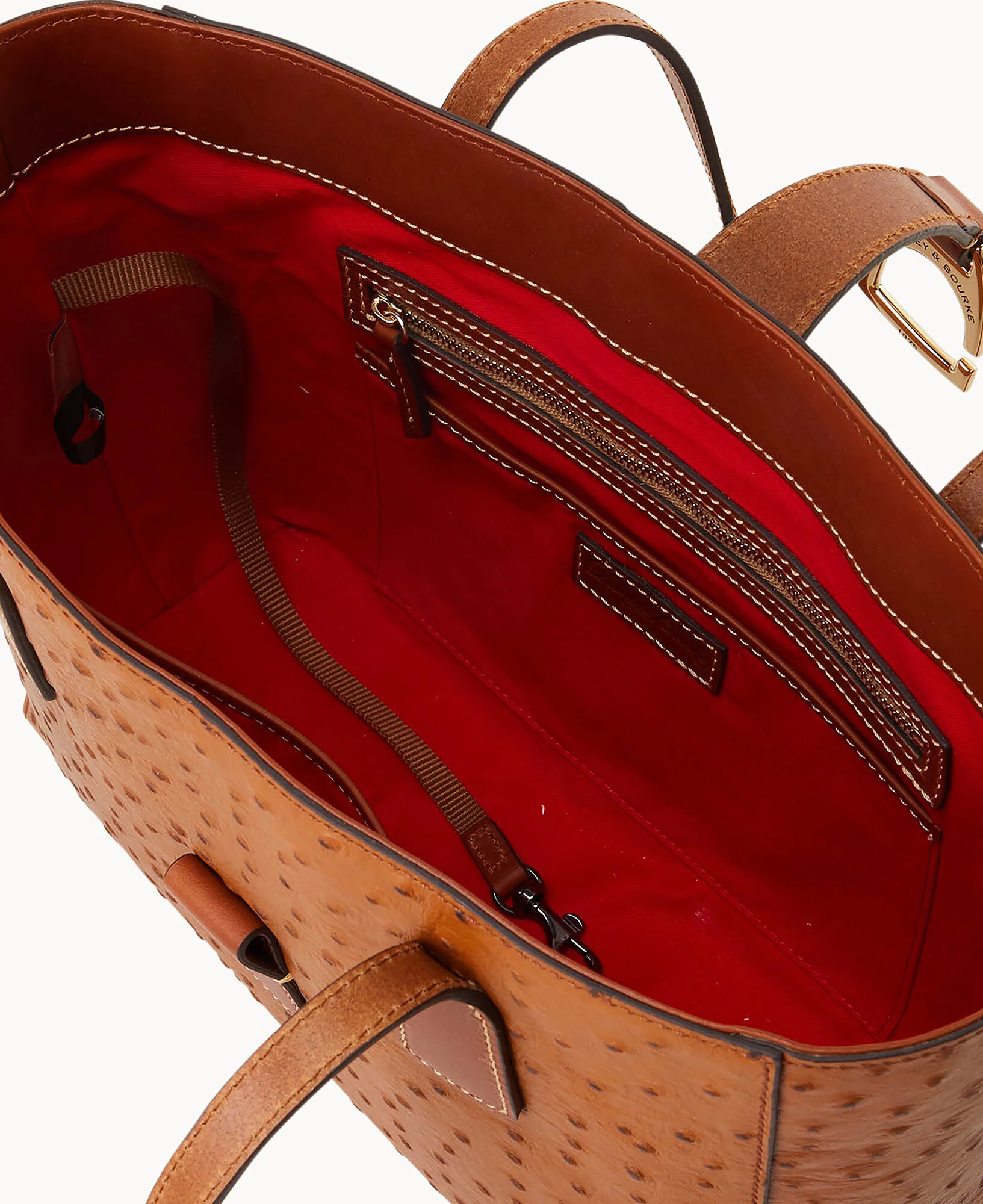 Ostrich Small Shannon Tote - Image 4