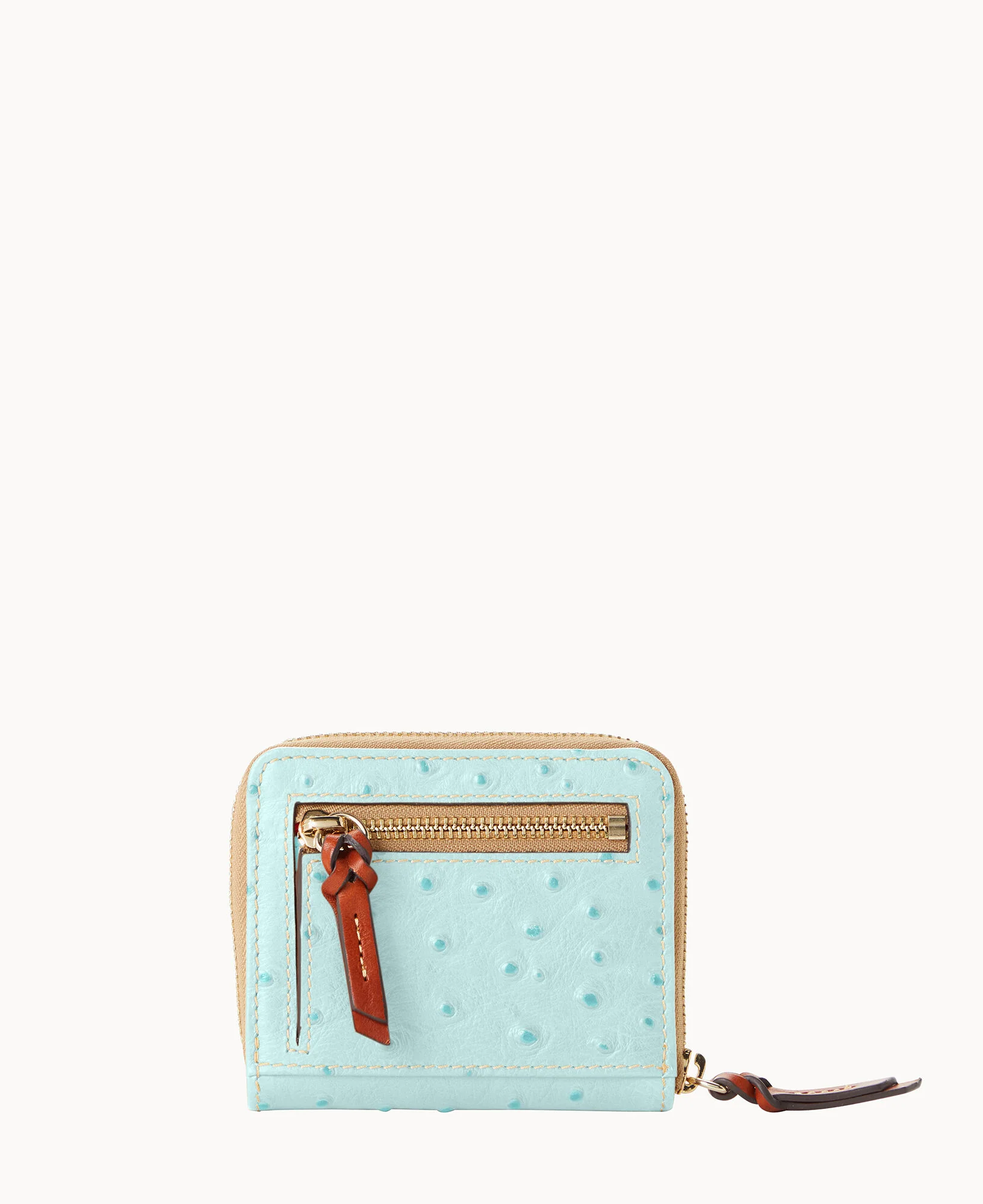 Ostrich Small Zip Around Wallet - Image 3