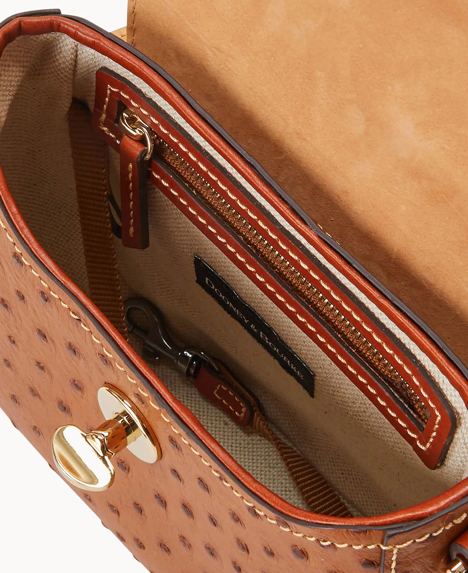 Ostrich Turnlock Flap Saddle - Image 3