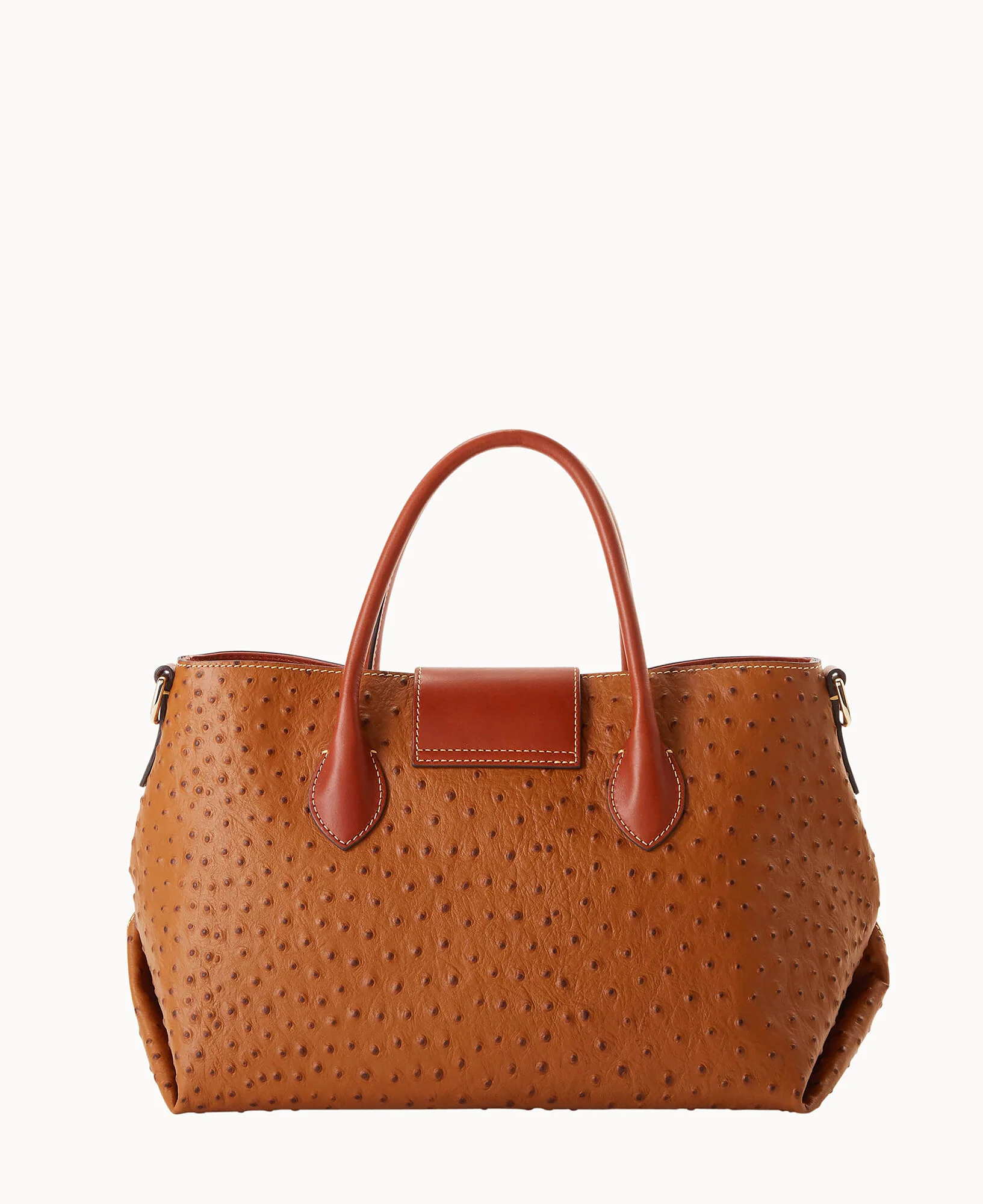 Ostrich Turnlock Handle Tote 30 - Image 4