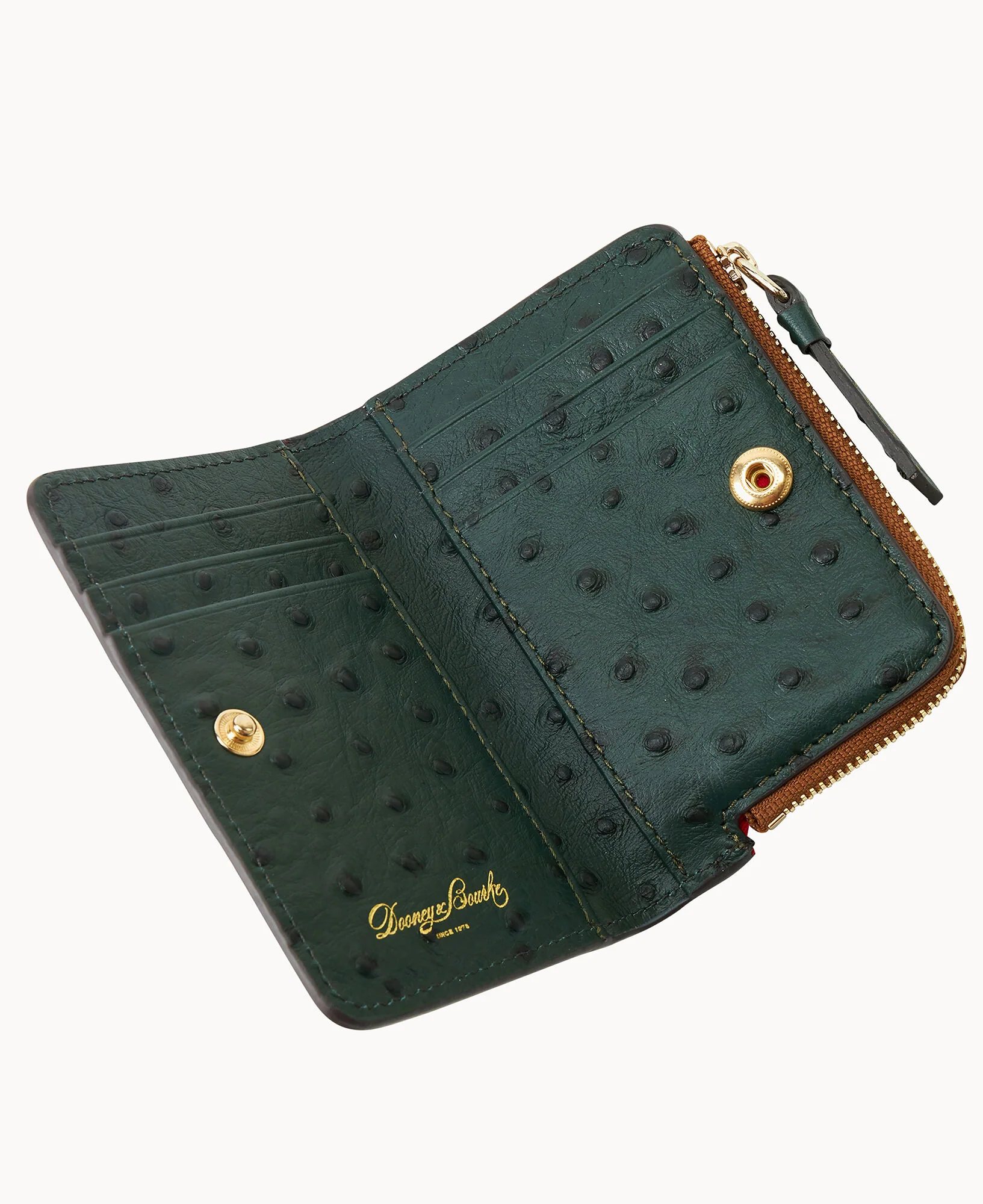 Ostrich Zip Credit Card Wallet 12 - Image 15